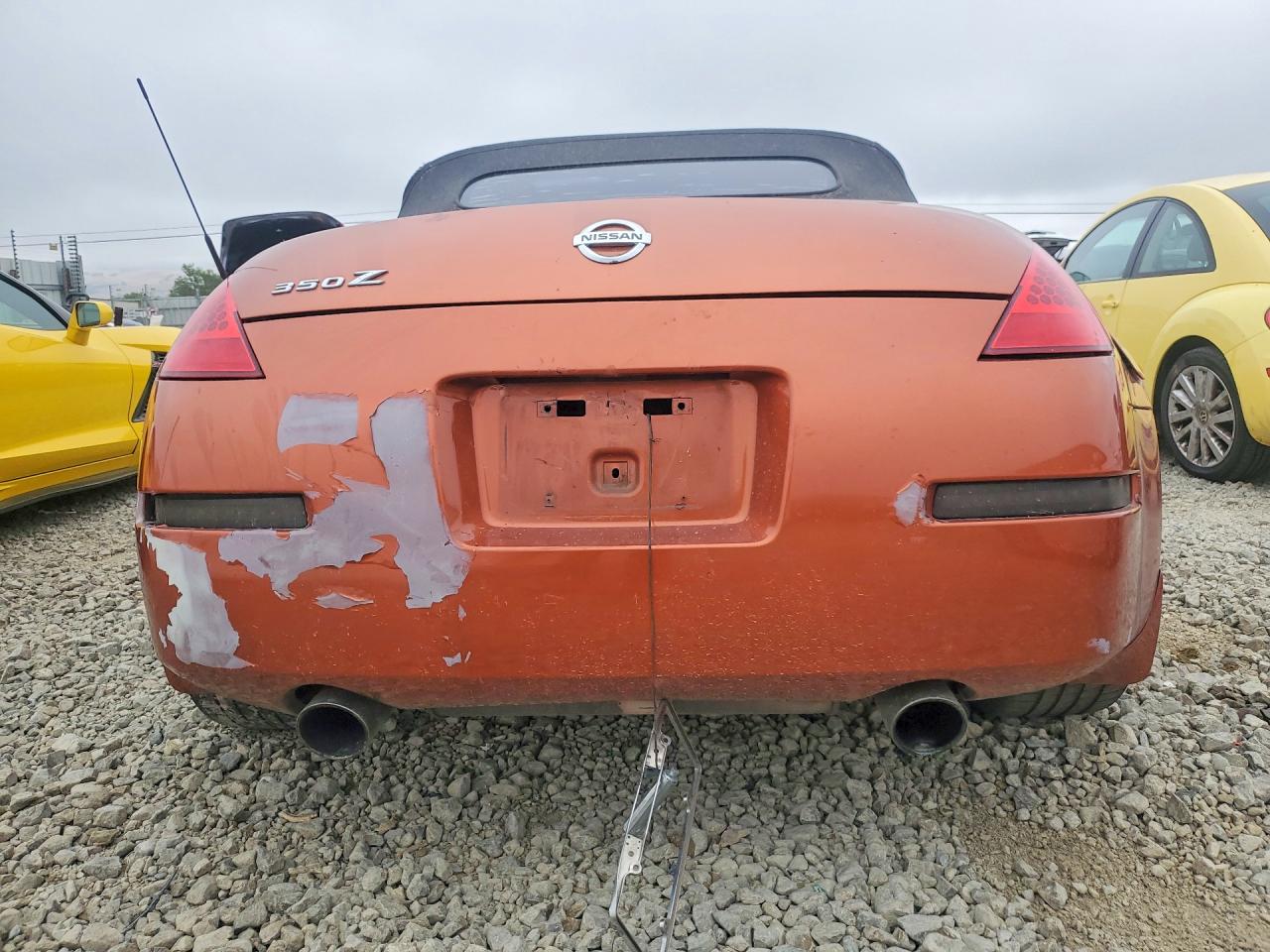 2005 Nissan 350z Roadster Orange vin: JN1AZ36A65M754244