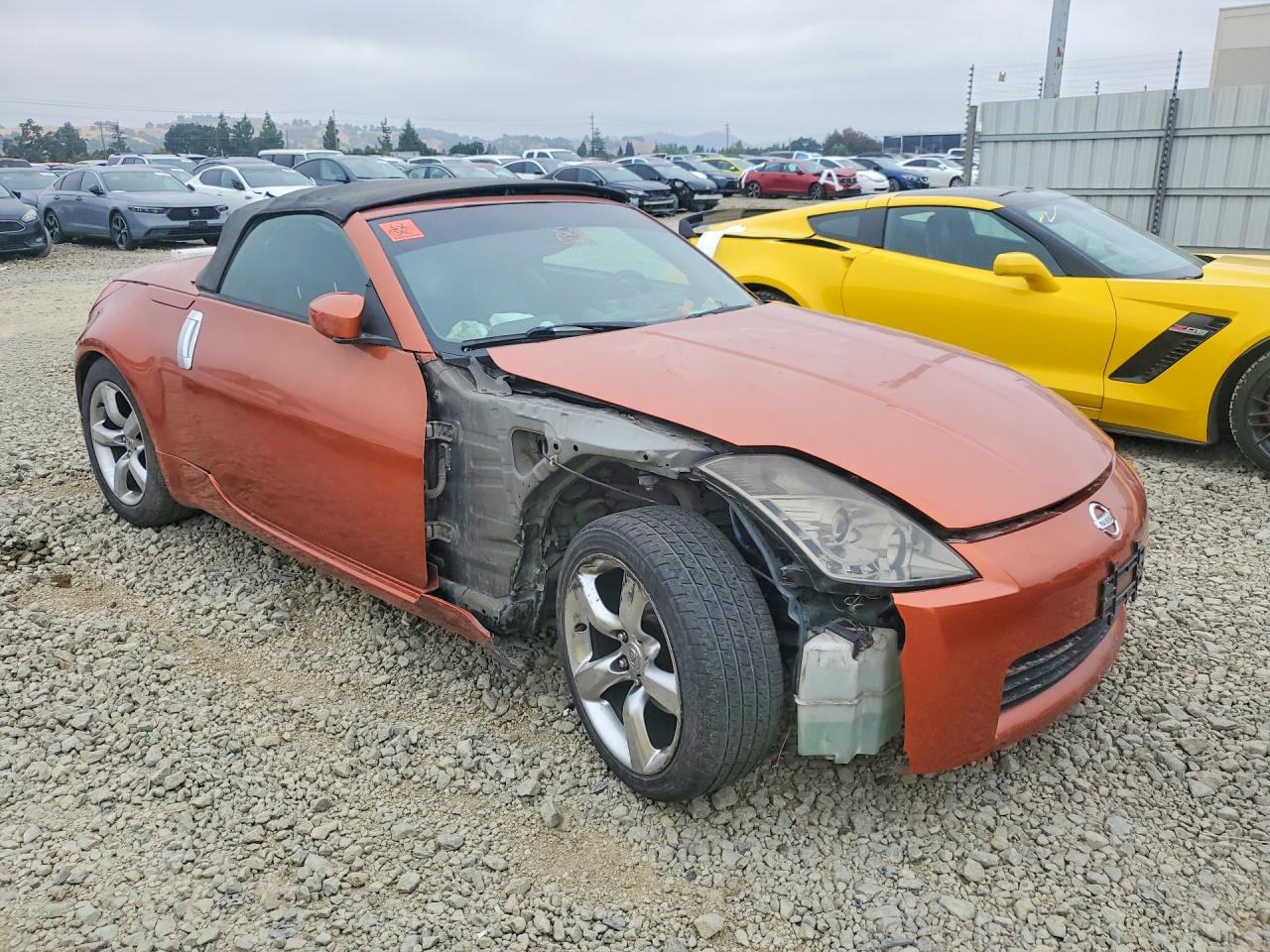 2005 Nissan 350z Roadster Orange vin: JN1AZ36A65M754244
