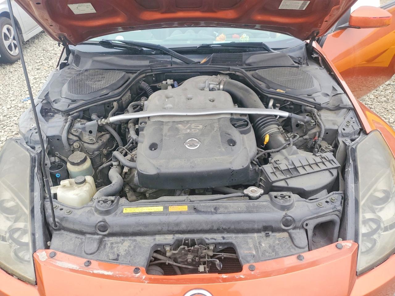 2005 Nissan 350z Roadster Orange vin: JN1AZ36A65M754244