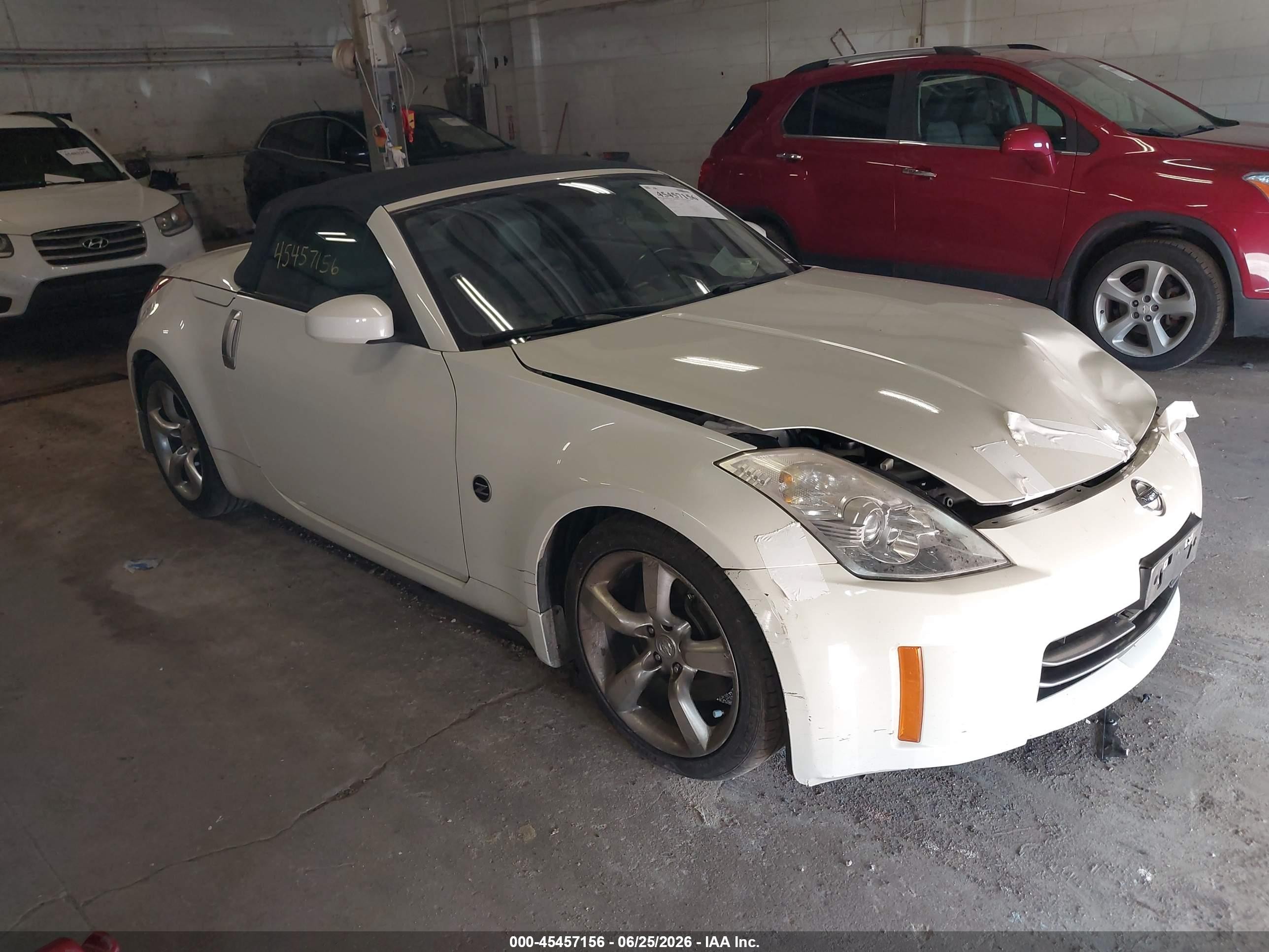 2006 Nissan 350z Touring White vin: JN1AZ36A66M455029