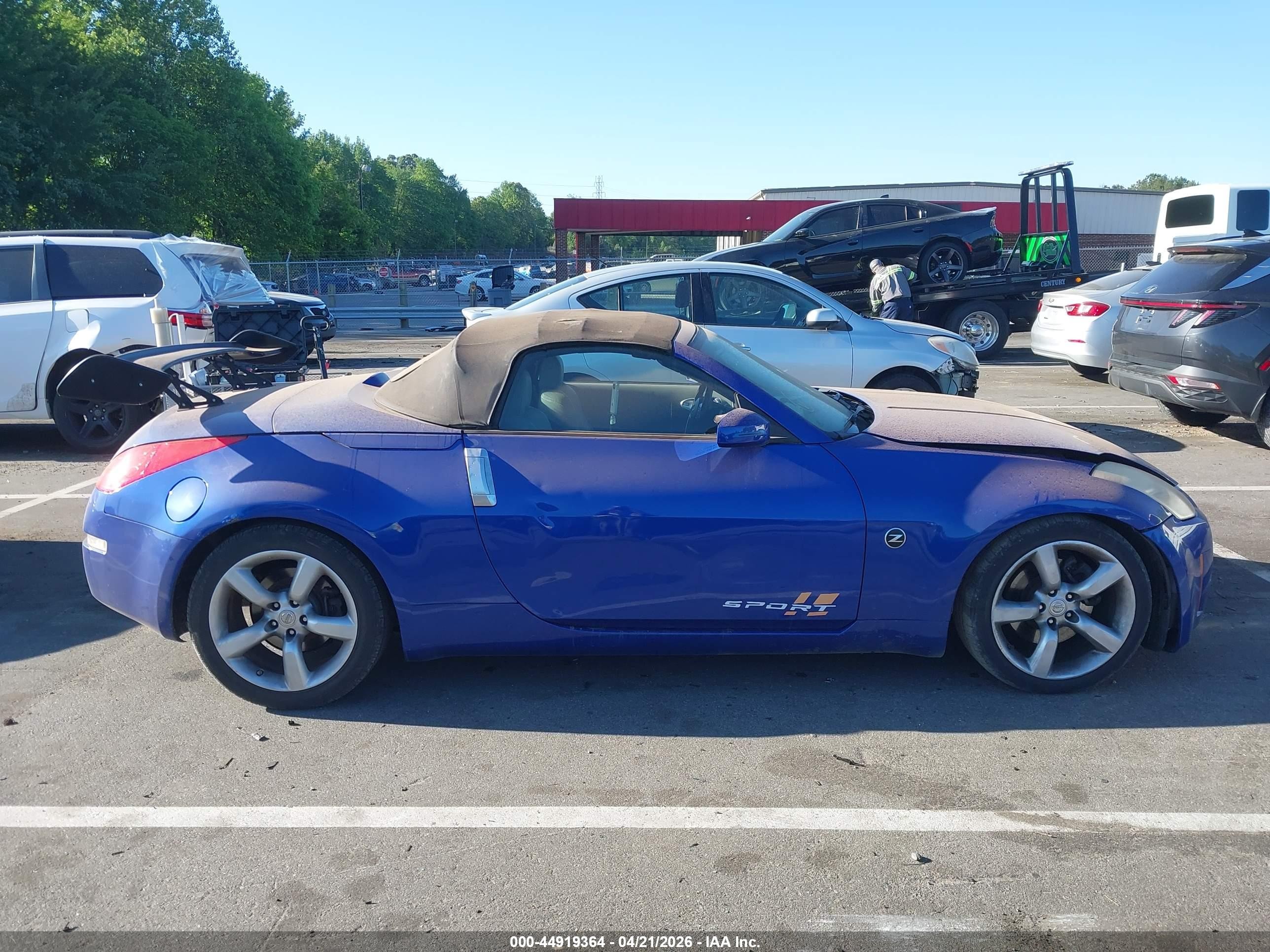 2006 Nissan 350z Touring Синий vin: JN1AZ36A76M456934