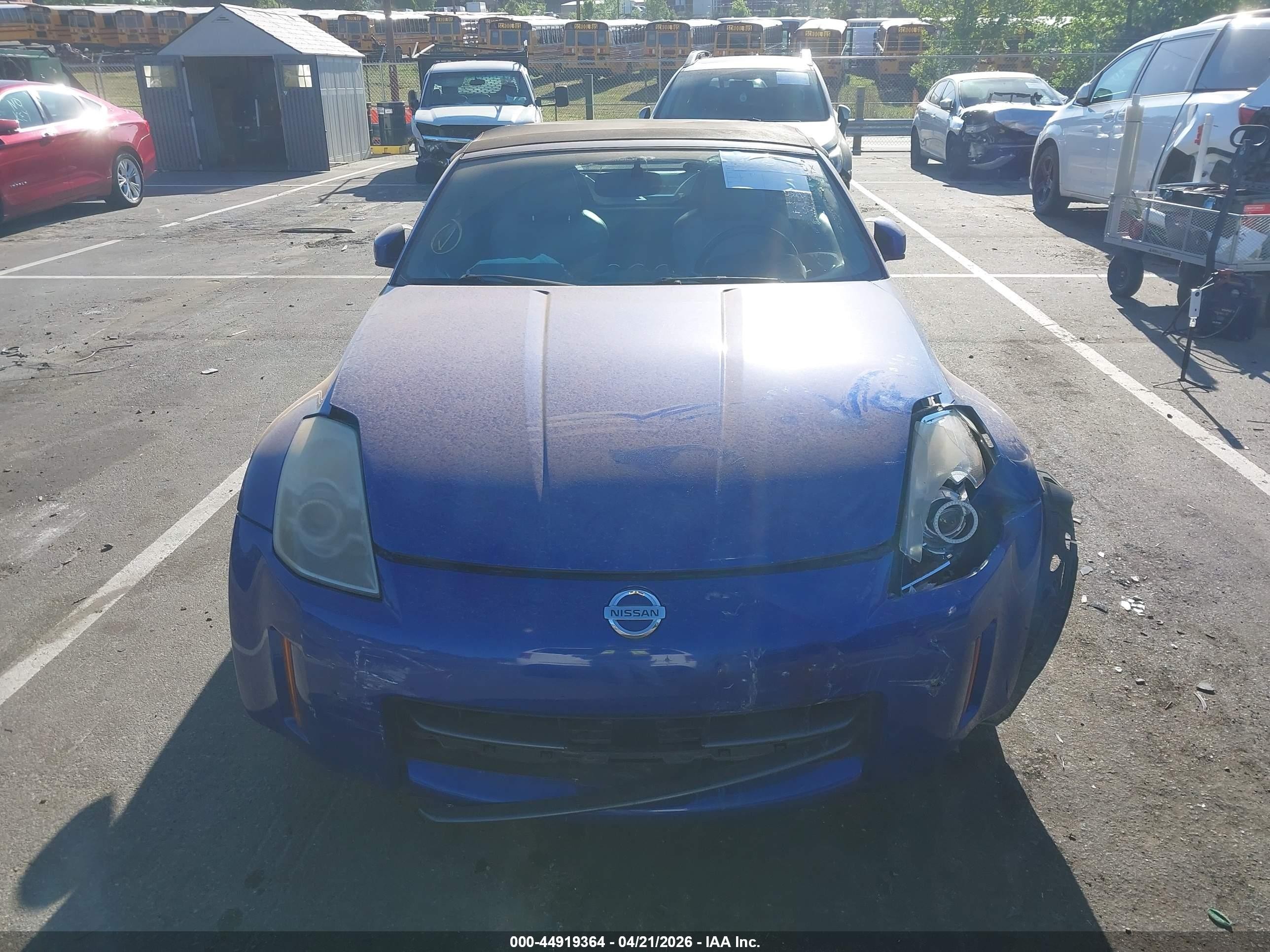 2006 Nissan 350z Touring Синий vin: JN1AZ36A76M456934
