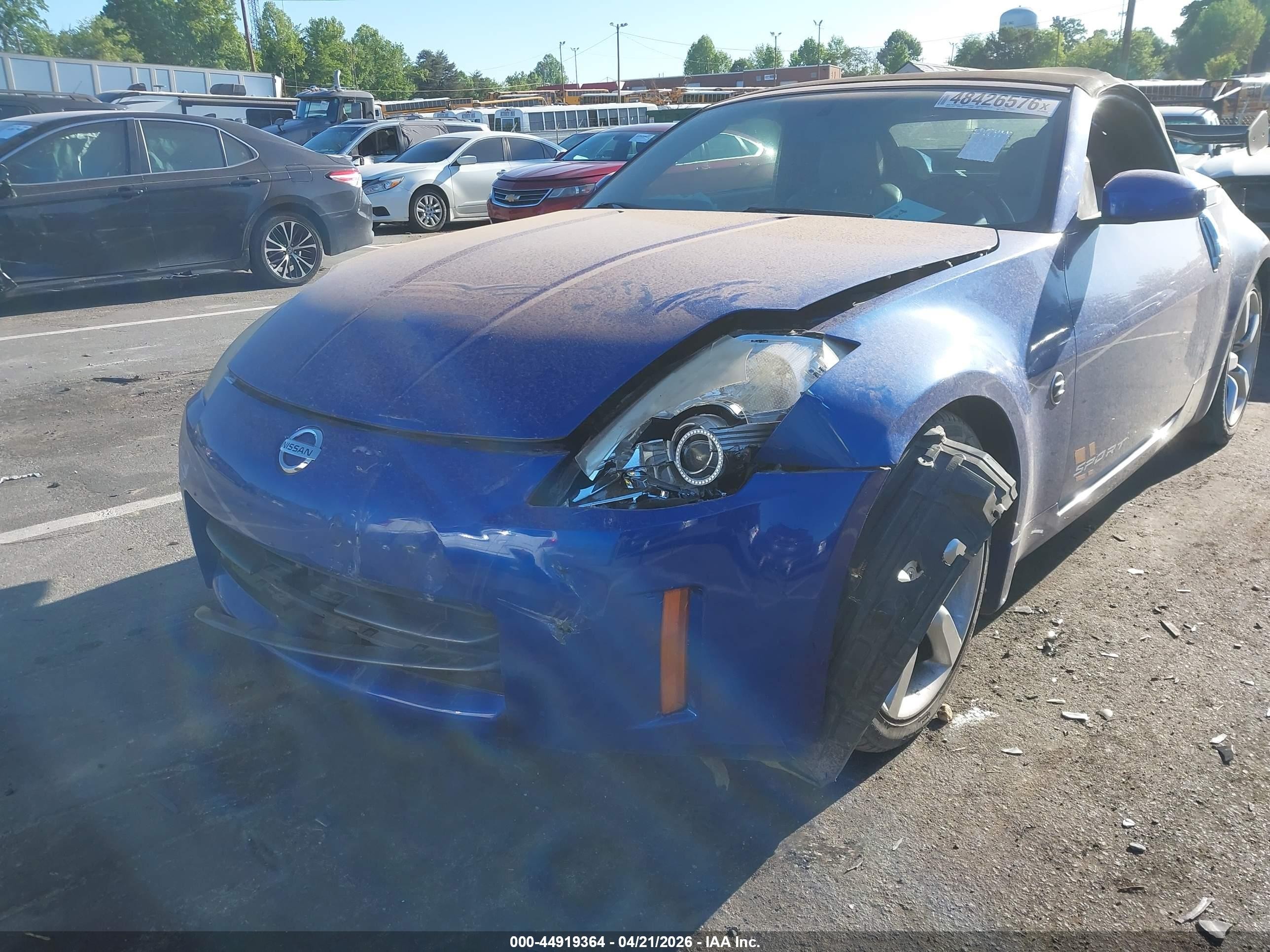 2006 Nissan 350z Touring Синий vin: JN1AZ36A76M456934