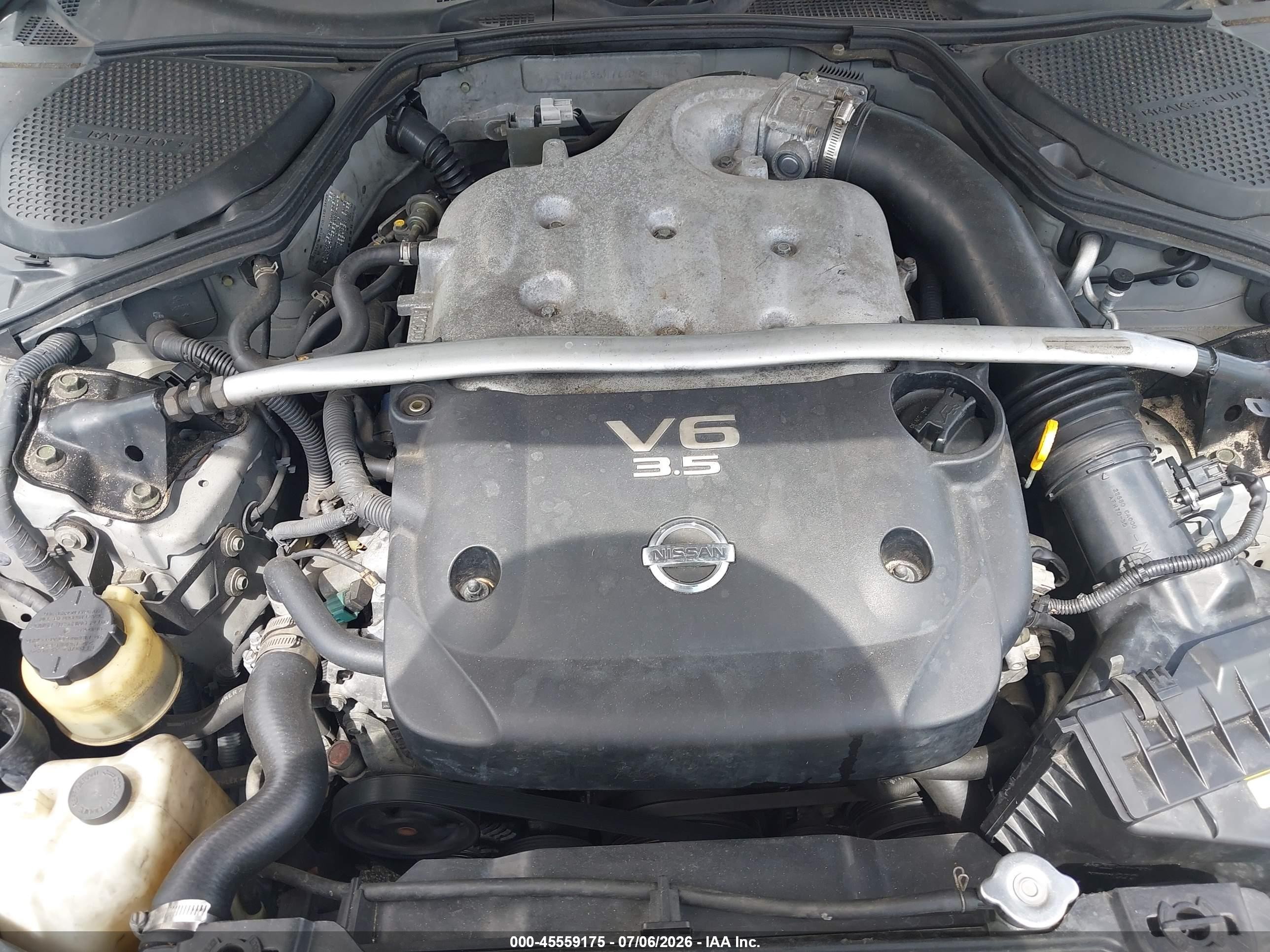 2006 Nissan 350z Touring Серый vin: JN1AZ36A76M480344