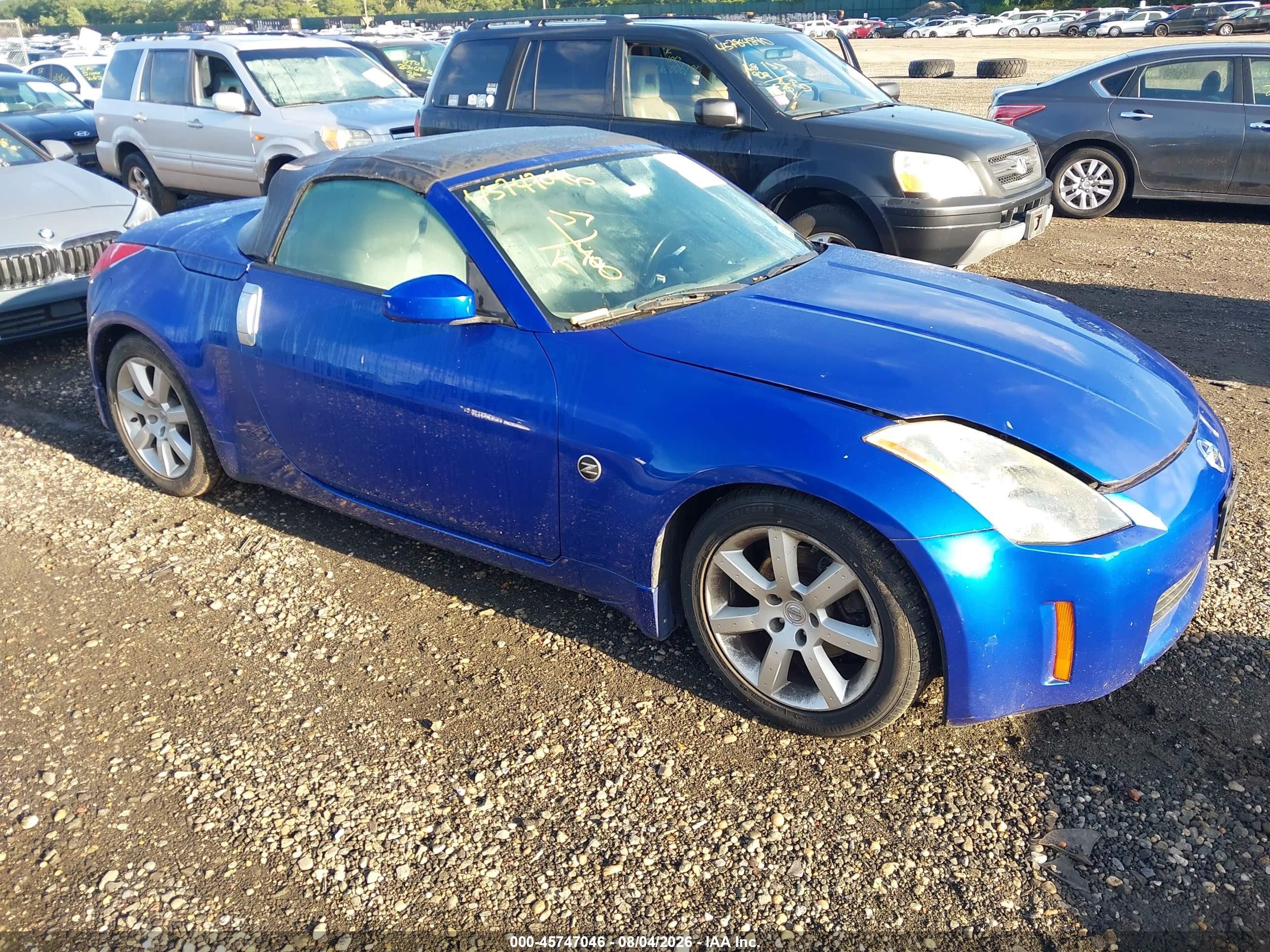 2005 Nissan 350z Touring Синий vin: JN1AZ36A85M759042