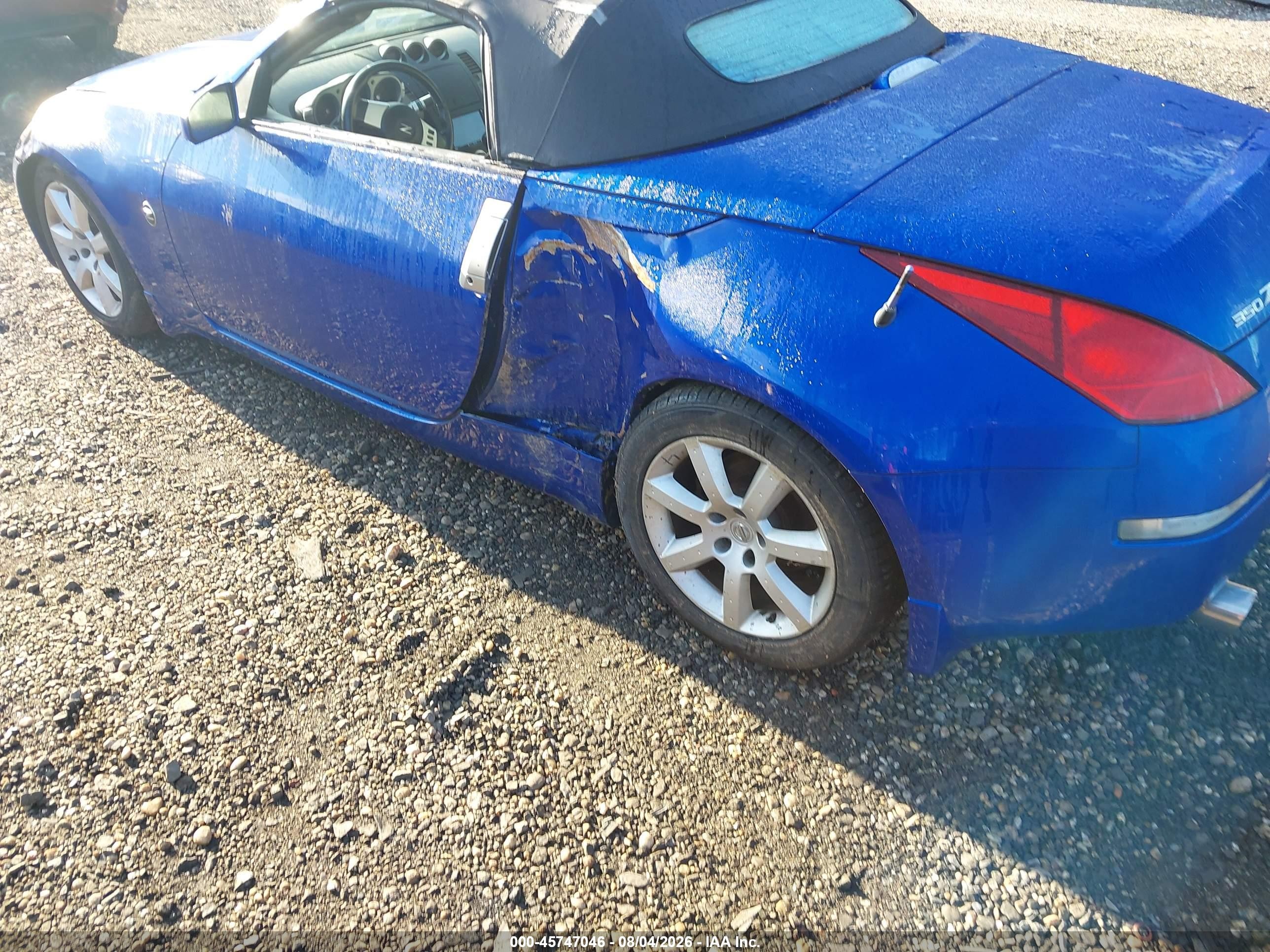 2005 Nissan 350z Touring Синий vin: JN1AZ36A85M759042