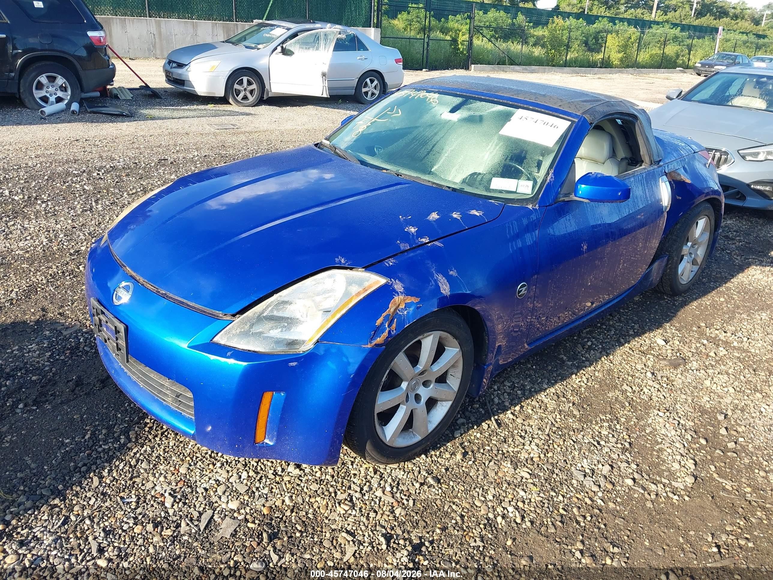 2005 Nissan 350z Touring Синий vin: JN1AZ36A85M759042