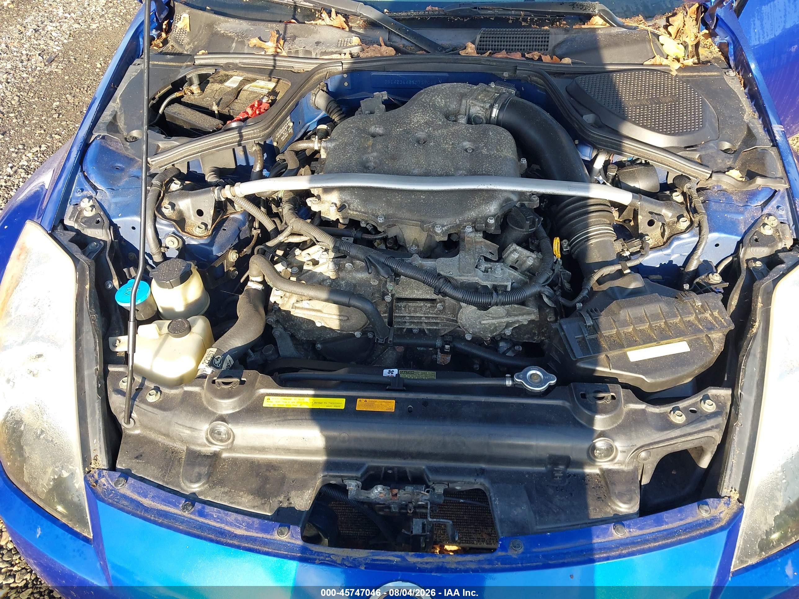 2005 Nissan 350z Touring Синий vin: JN1AZ36A85M759042