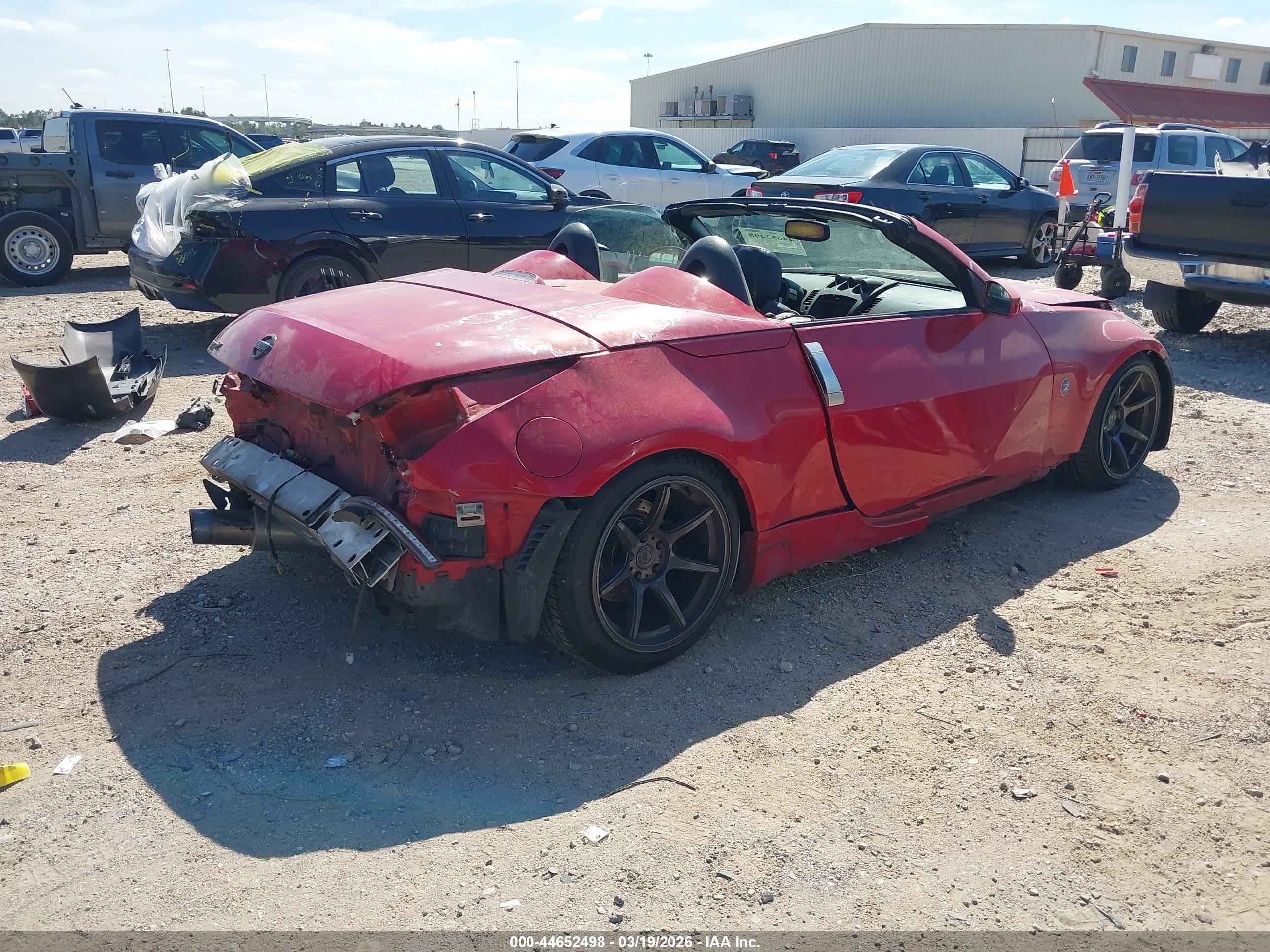 2006 Nissan 350z Touring Red vin: JN1AZ36A86M453301