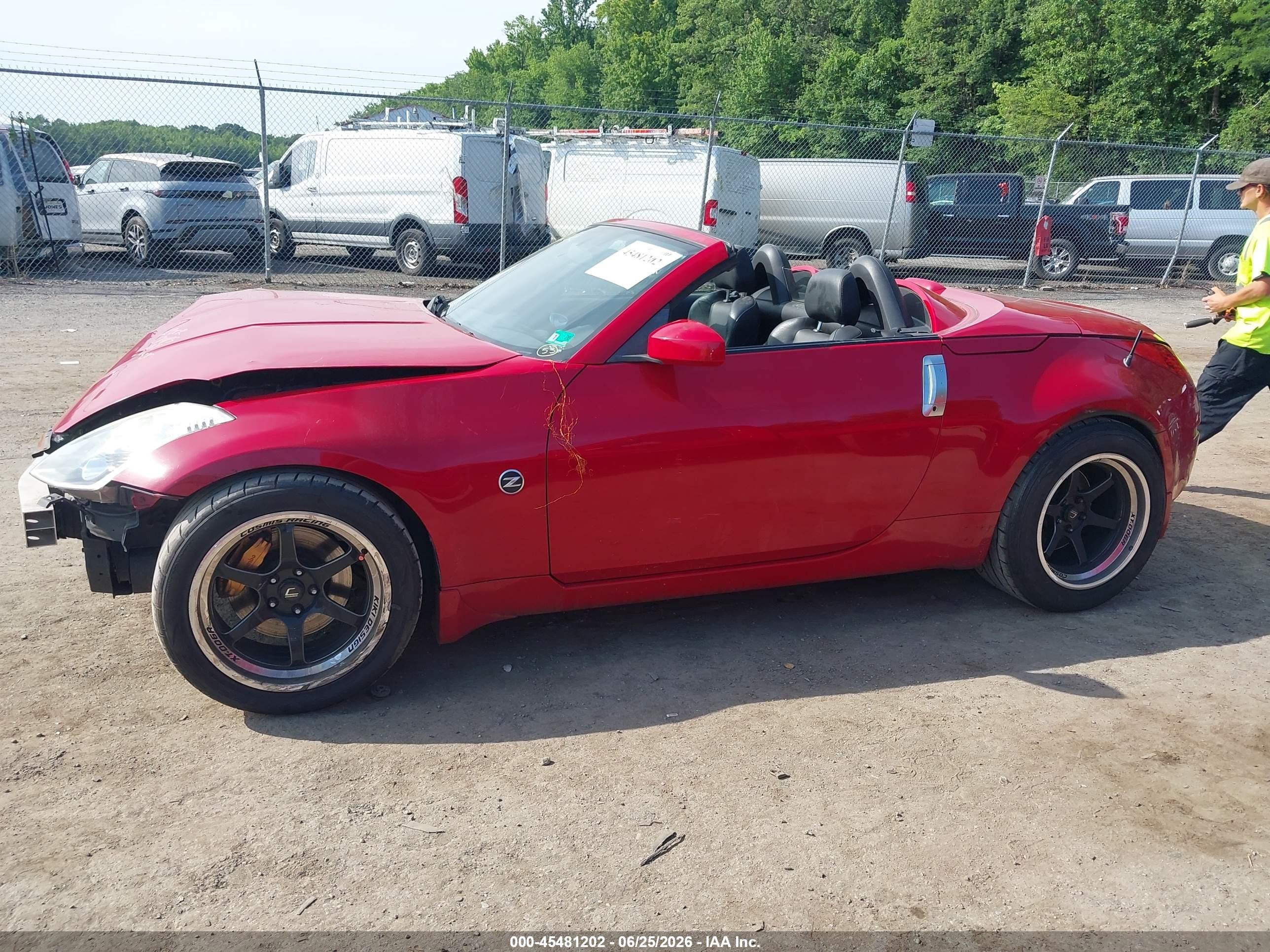 2006 Nissan 350z Grand Touring Red vin: JN1AZ36A86M456862