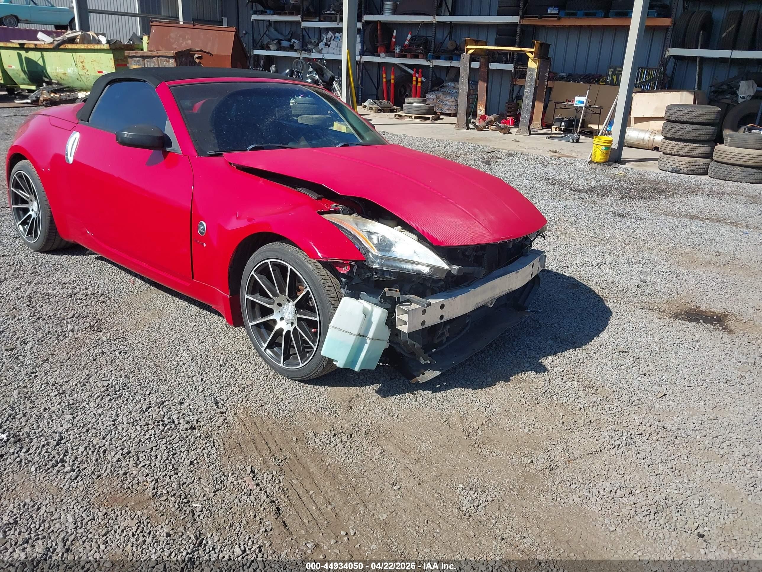 2004 Nissan 350z Touring Red vin: JN1AZ36AX4T005242