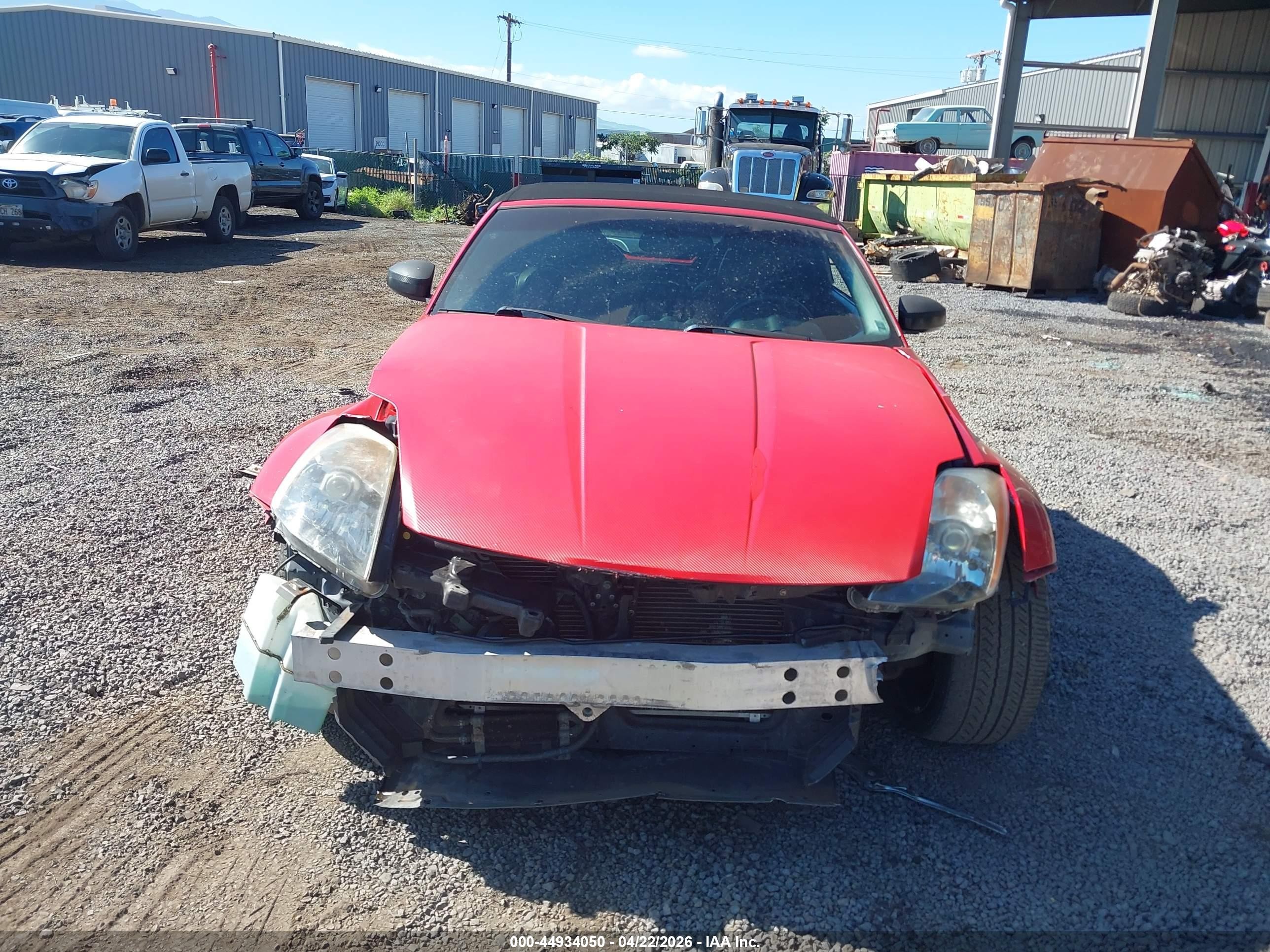 2004 Nissan 350z Touring Red vin: JN1AZ36AX4T005242