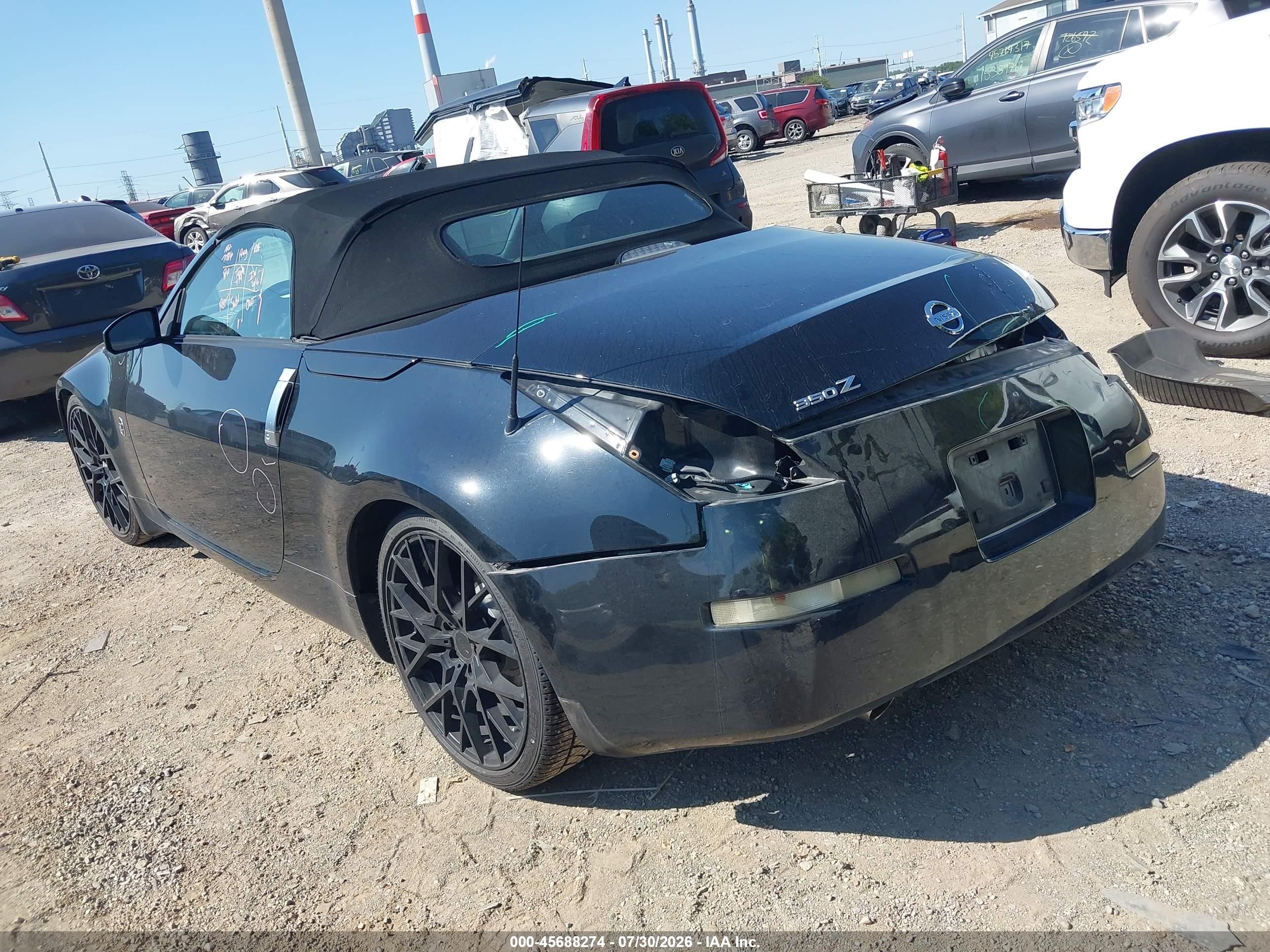 2005 Nissan 350z Touring Black vin: JN1AZ36AX5M758488