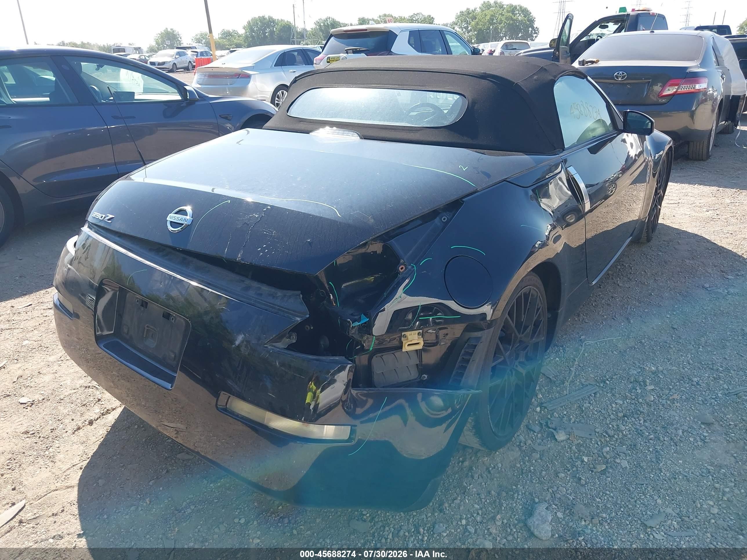 2005 Nissan 350z Touring Black vin: JN1AZ36AX5M758488