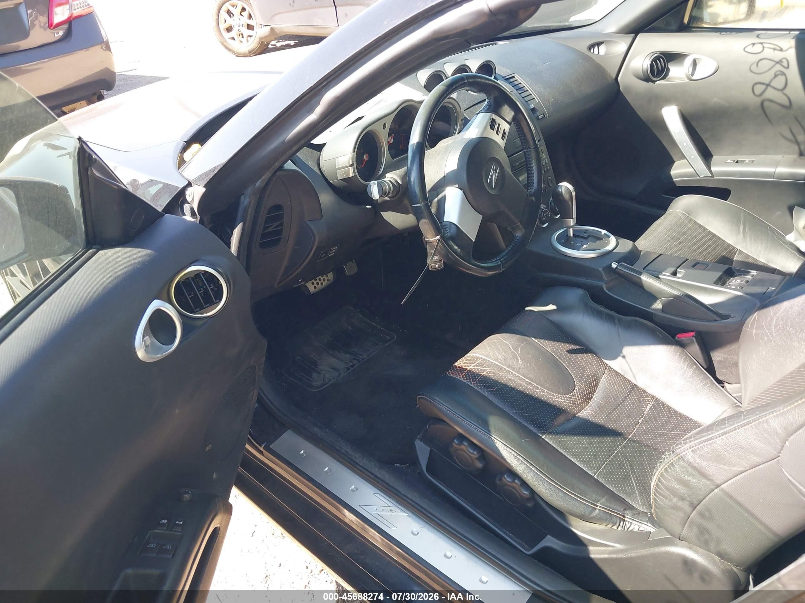 2005 Nissan 350z Touring Black vin: JN1AZ36AX5M758488