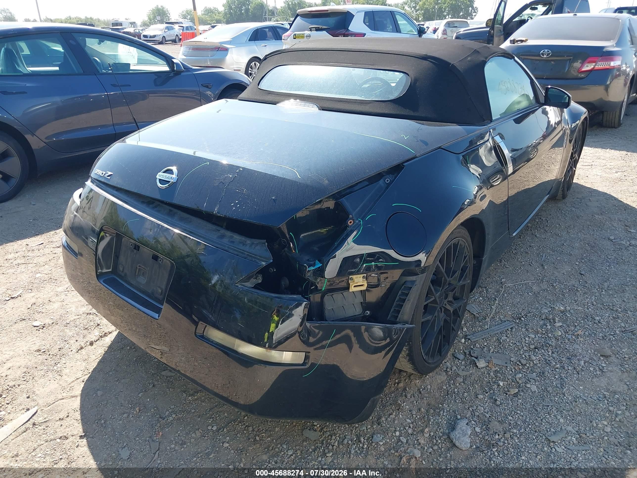 2005 Nissan 350z Touring Black vin: JN1AZ36AX5M758488