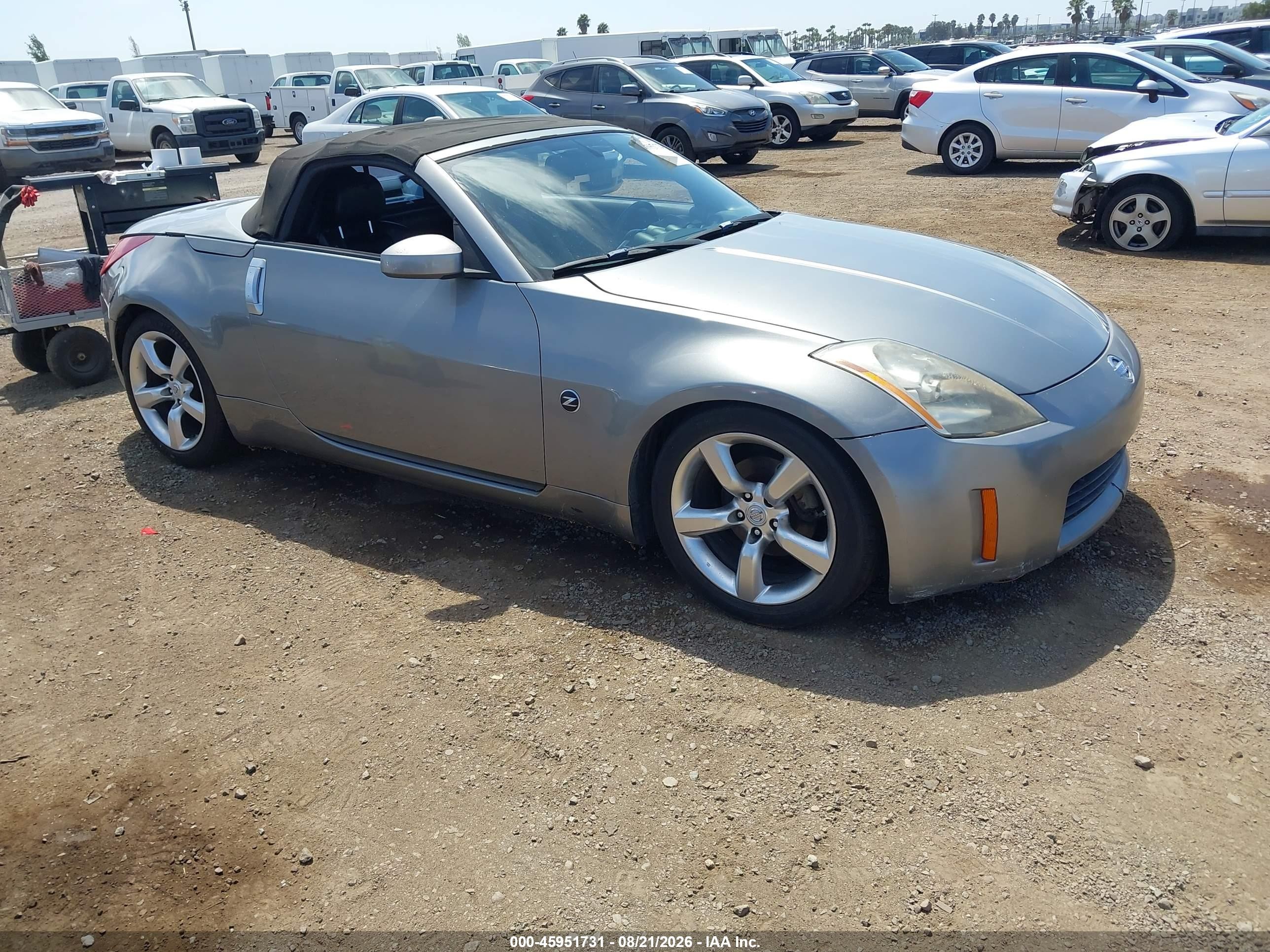 2005 Nissan 350z Touring Gray vin: JN1AZ36AX5M759656