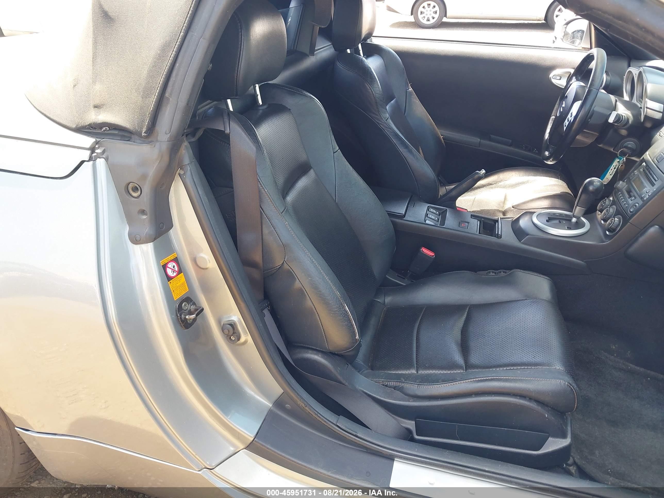 2005 Nissan 350z Touring Gray vin: JN1AZ36AX5M759656