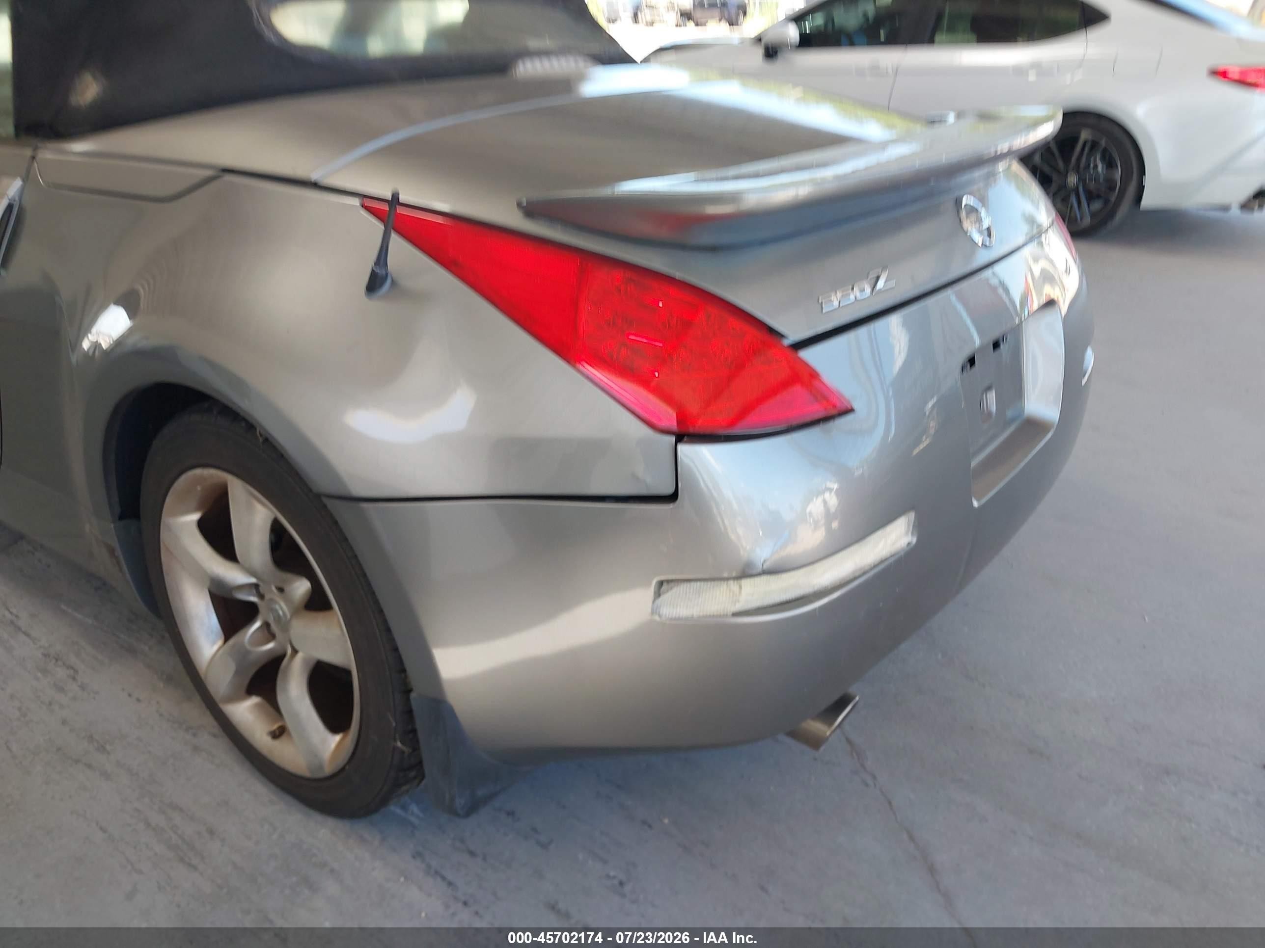 2006 Nissan 350z Touring Silver vin: JN1AZ36AX6M451789