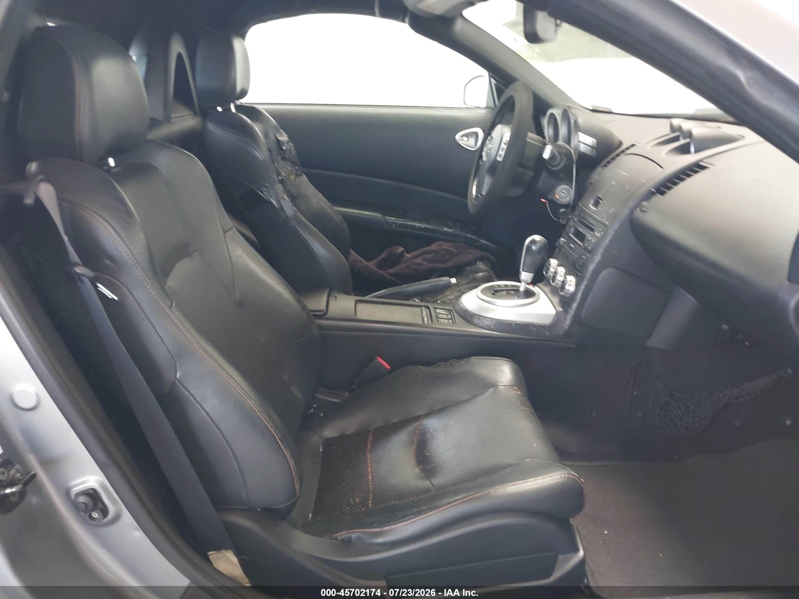 2006 Nissan 350z Touring Silver vin: JN1AZ36AX6M451789