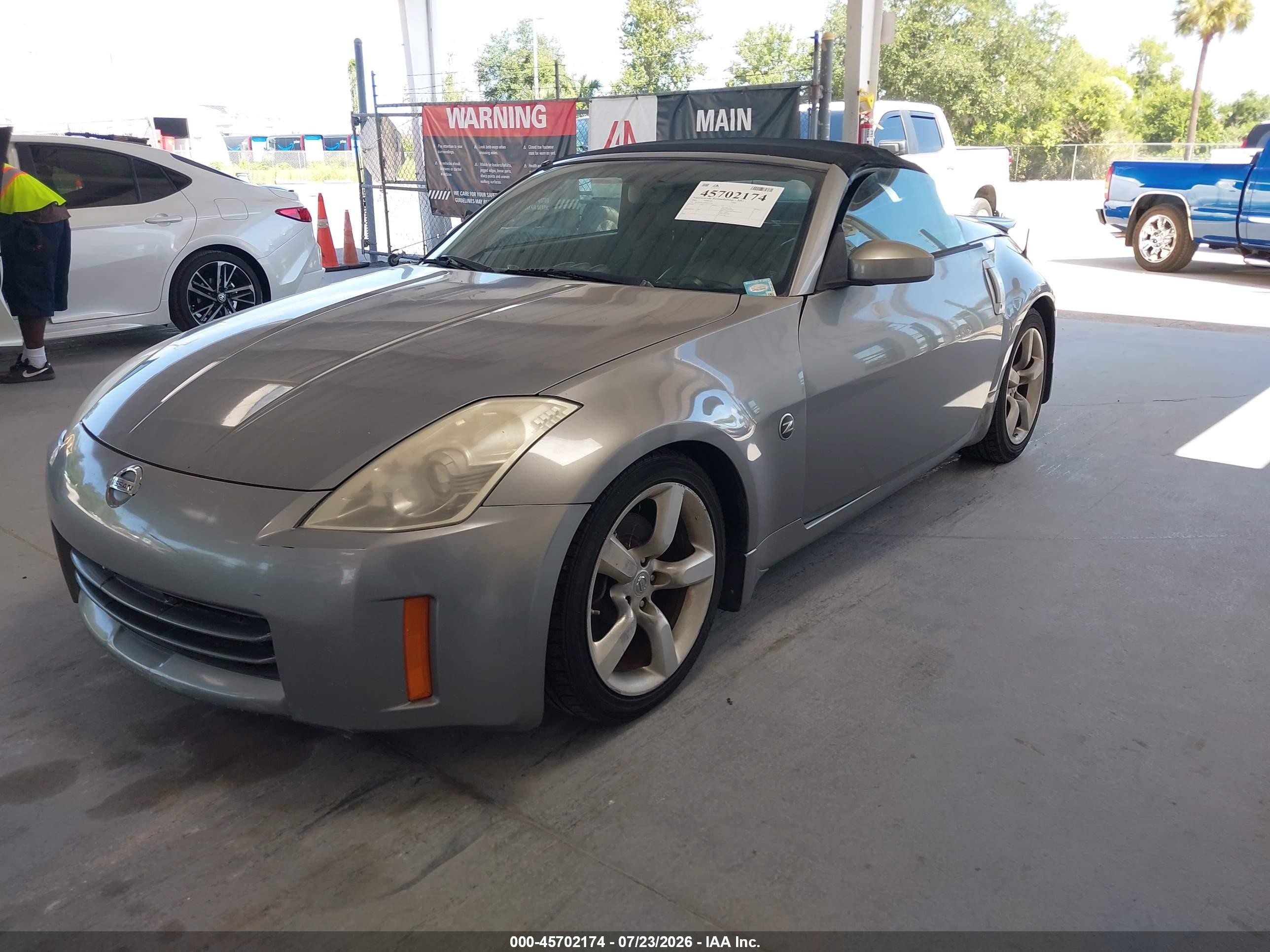 2006 Nissan 350z Touring Silver vin: JN1AZ36AX6M451789
