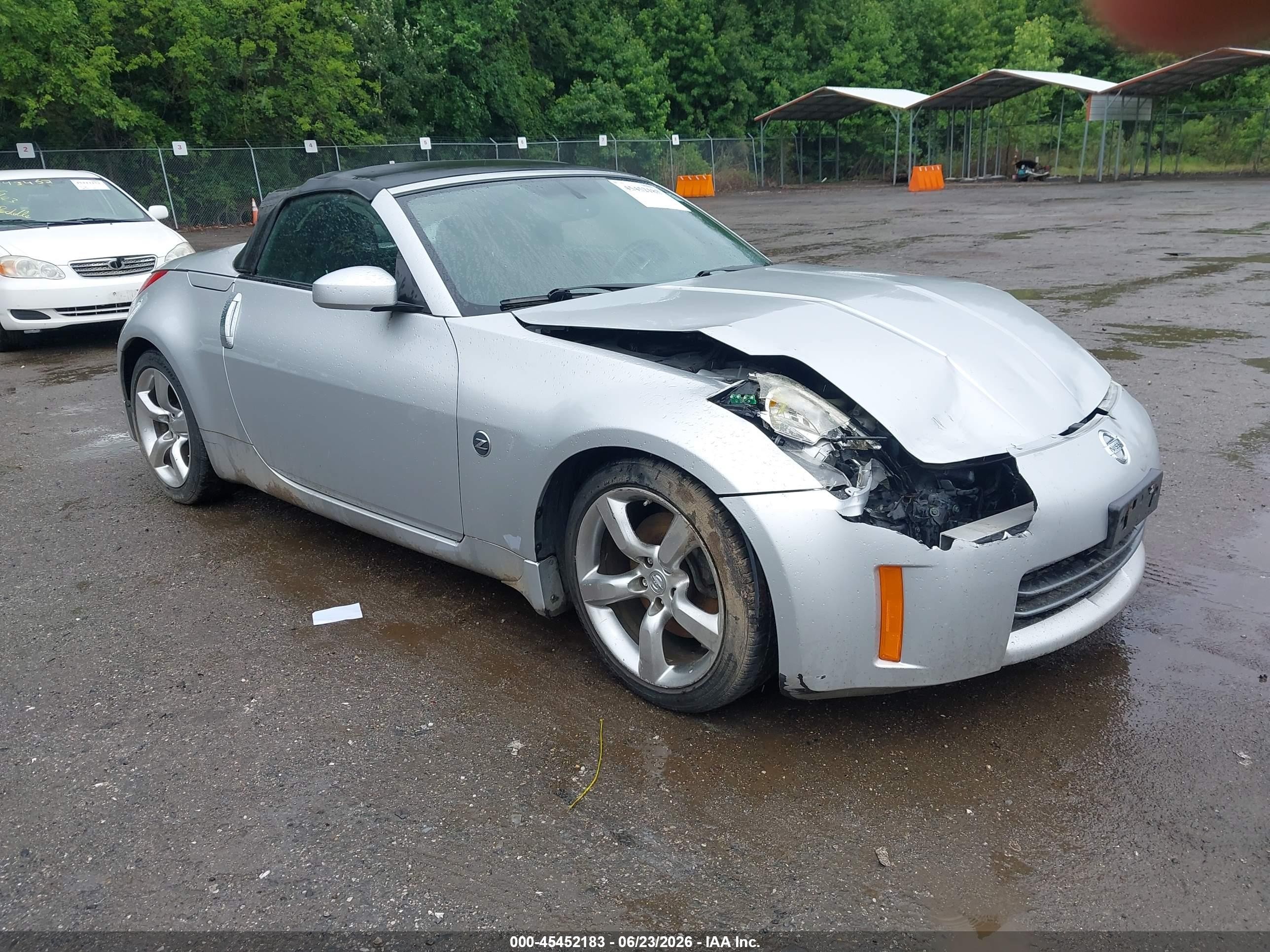 2006 Nissan 350z Enthusiast Silver vin: JN1AZ36AX6M455227