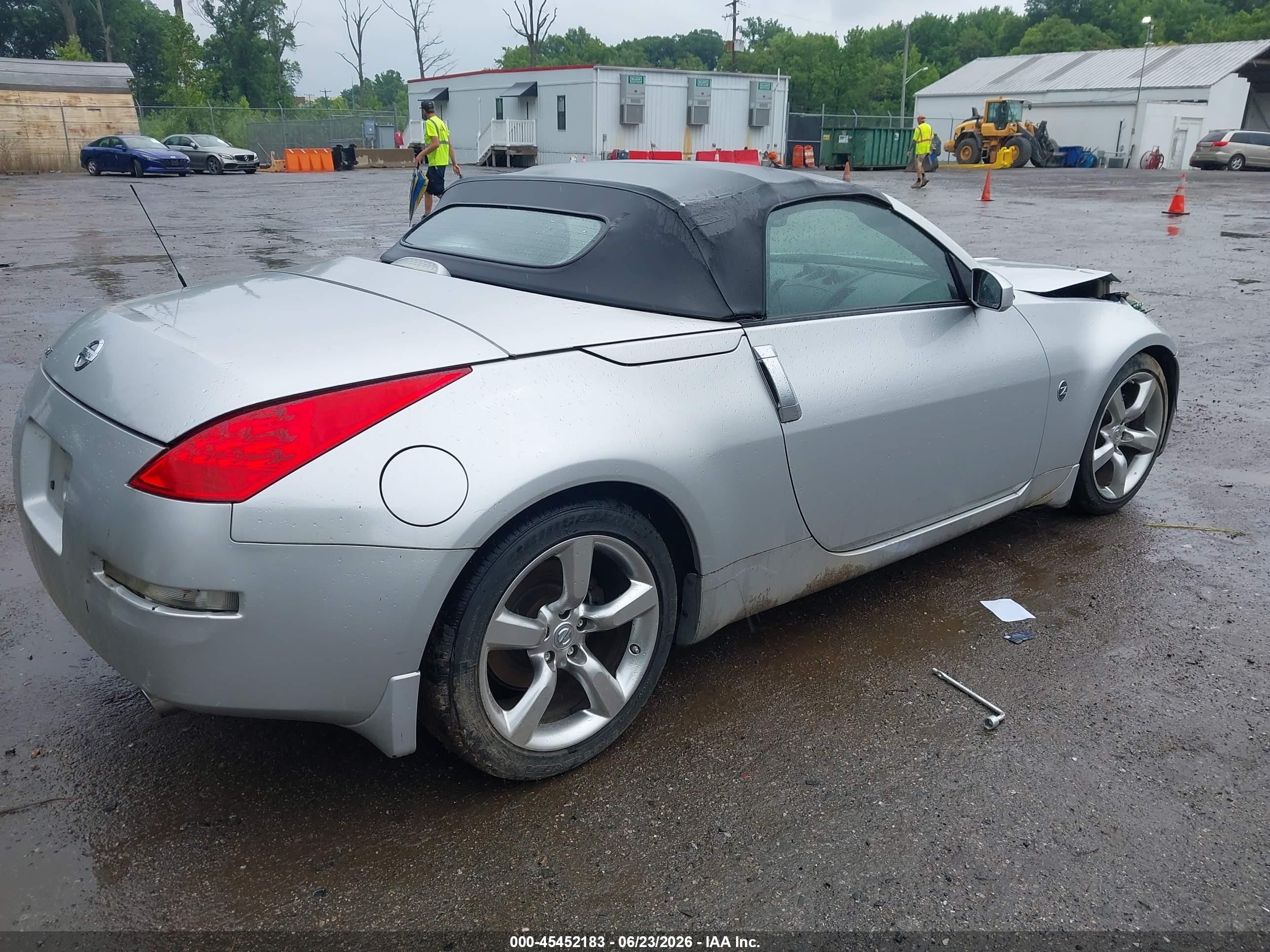 2006 Nissan 350z Enthusiast Silver vin: JN1AZ36AX6M455227