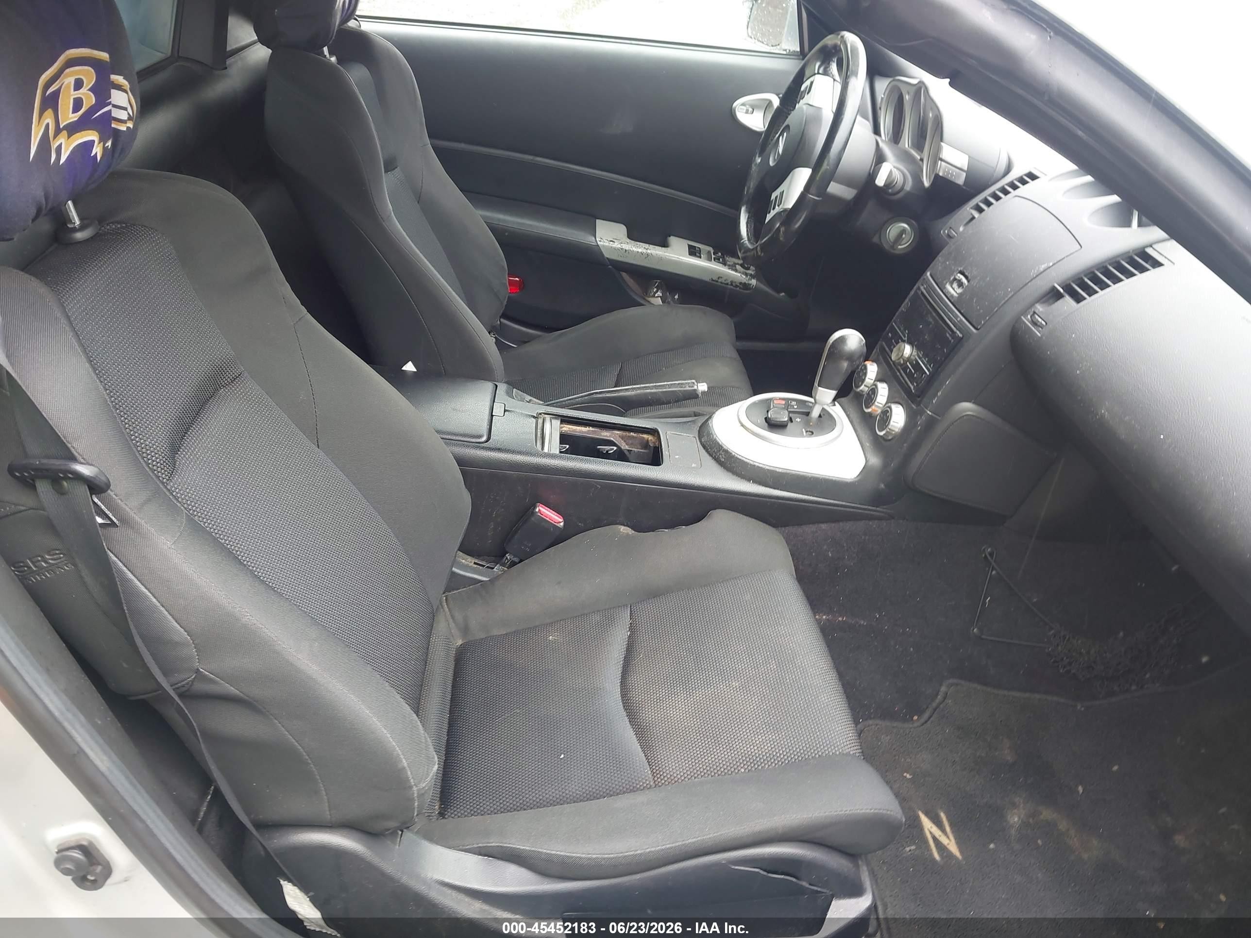 2006 Nissan 350z Enthusiast Silver vin: JN1AZ36AX6M455227