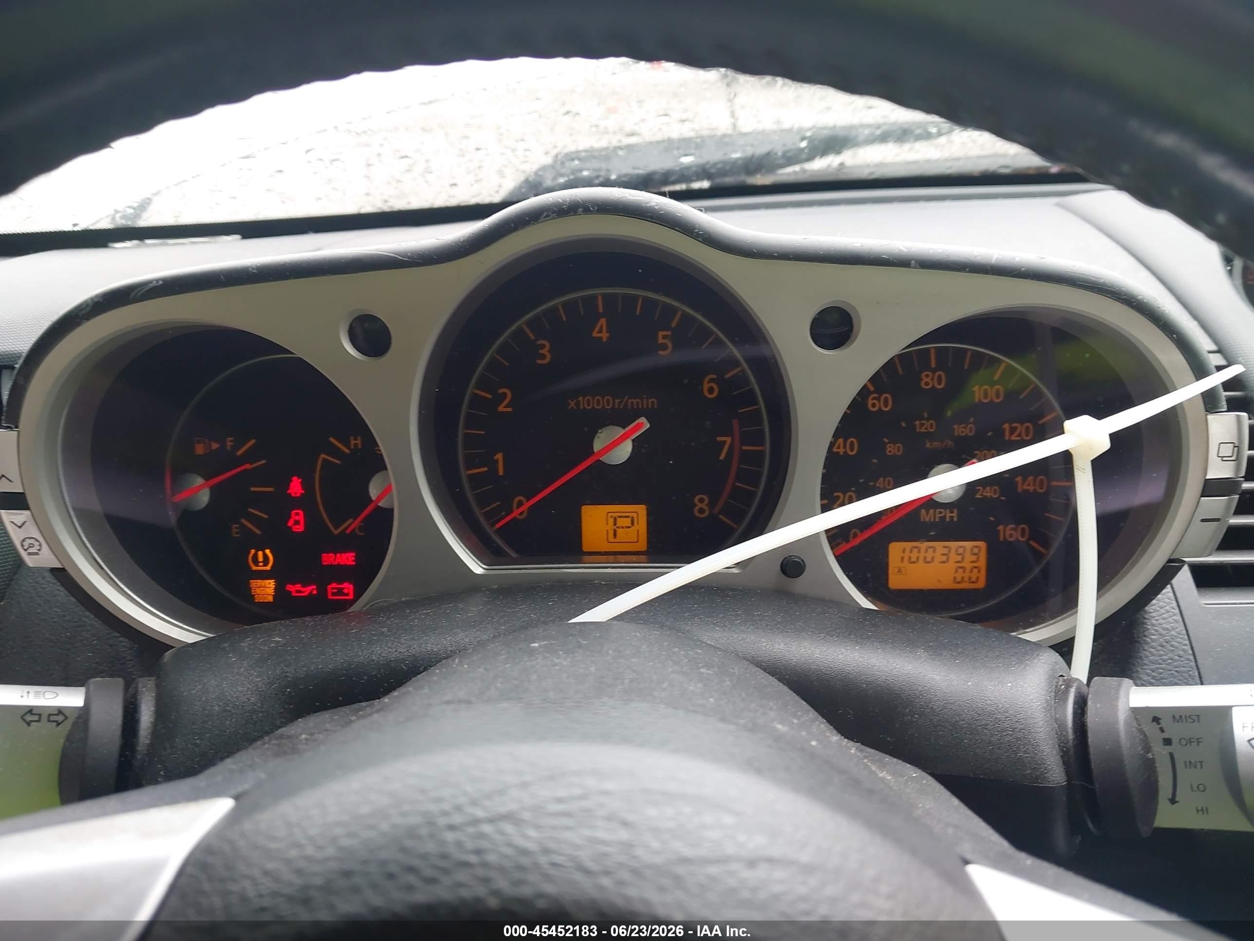 2006 Nissan 350z Enthusiast Silver vin: JN1AZ36AX6M455227