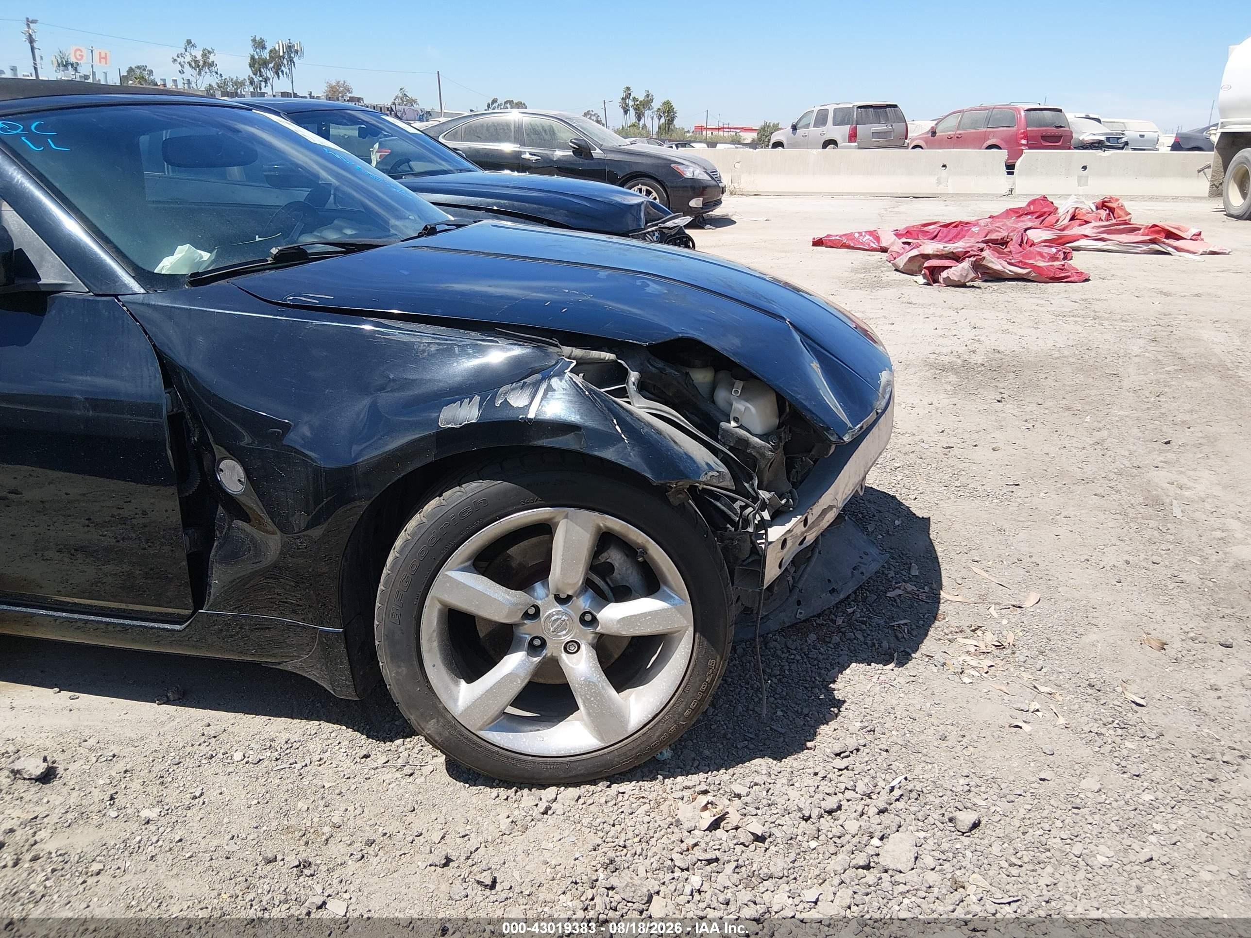 2006 Nissan 350z Touring Black vin: JN1AZ36AX6M456233