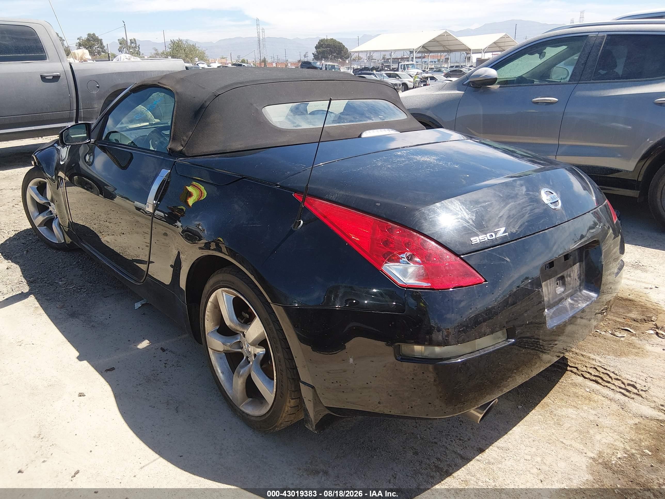 2006 Nissan 350z Touring Black vin: JN1AZ36AX6M456233