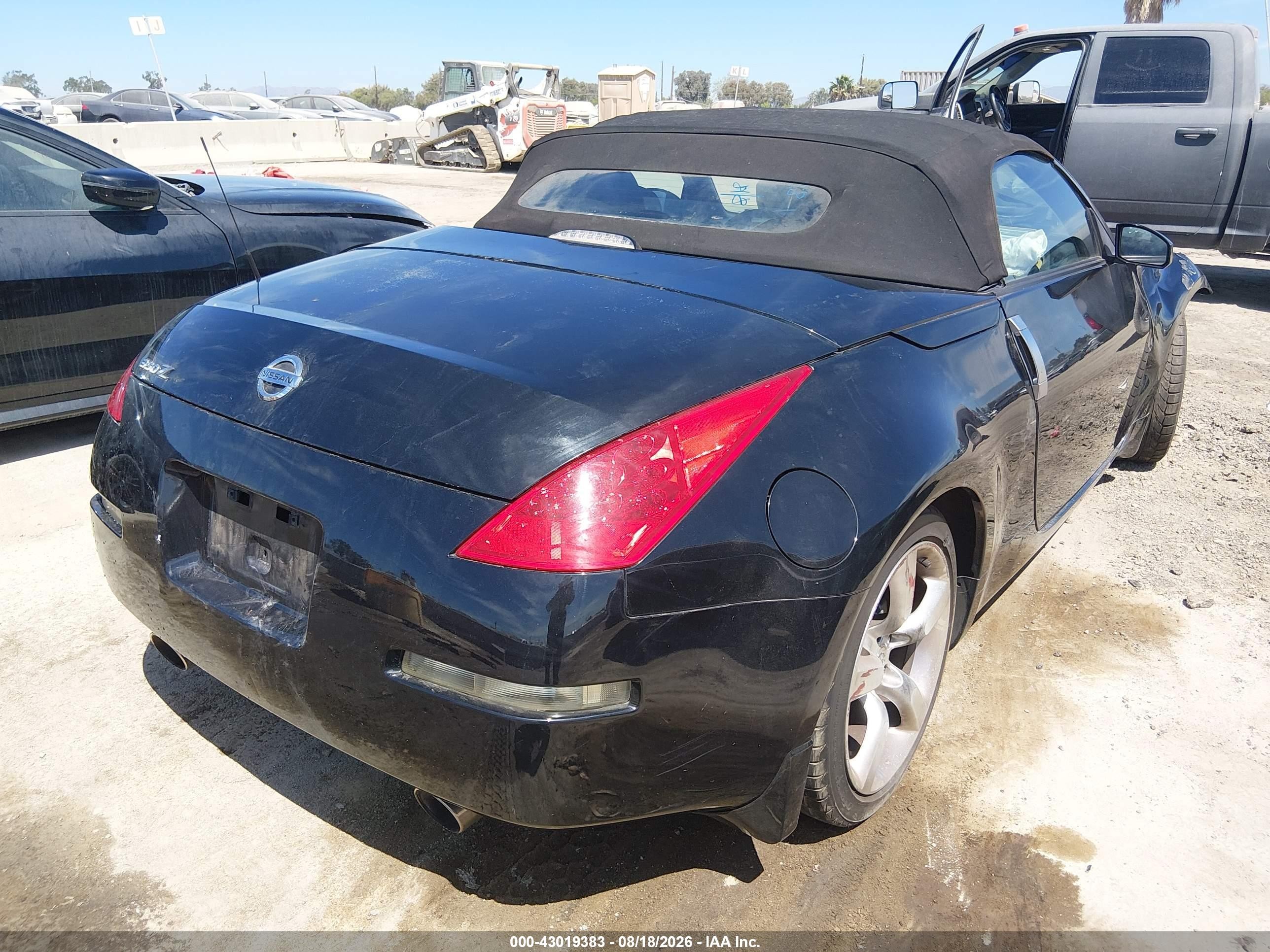 2006 Nissan 350z Touring Black vin: JN1AZ36AX6M456233
