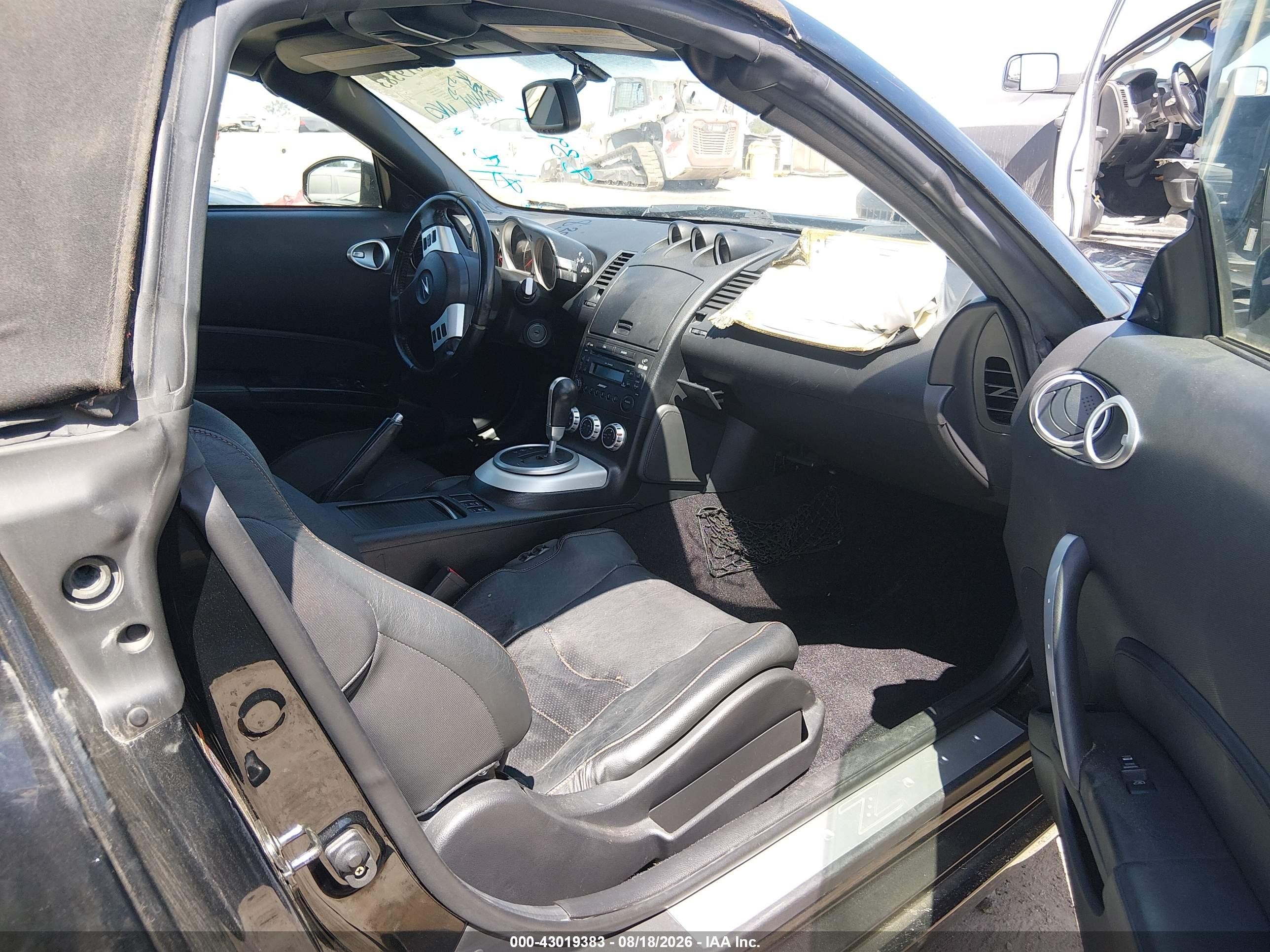 2006 Nissan 350z Touring Black vin: JN1AZ36AX6M456233