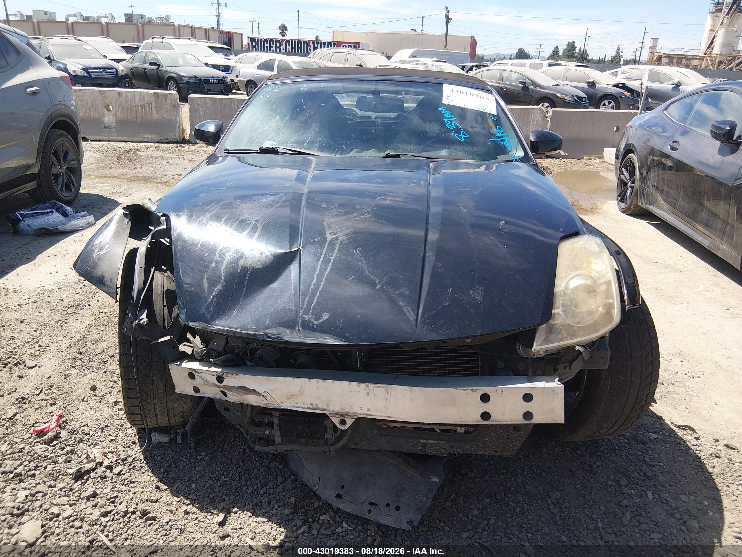 2006 Nissan 350z Touring Black vin: JN1AZ36AX6M456233