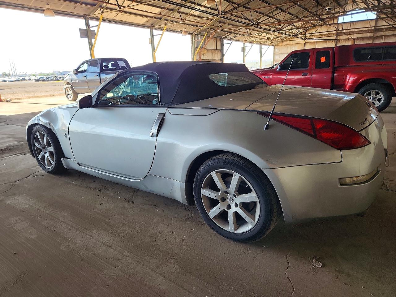 2004 Nissan 350z Roadster Silver vin: JN1AZ36D04T102282