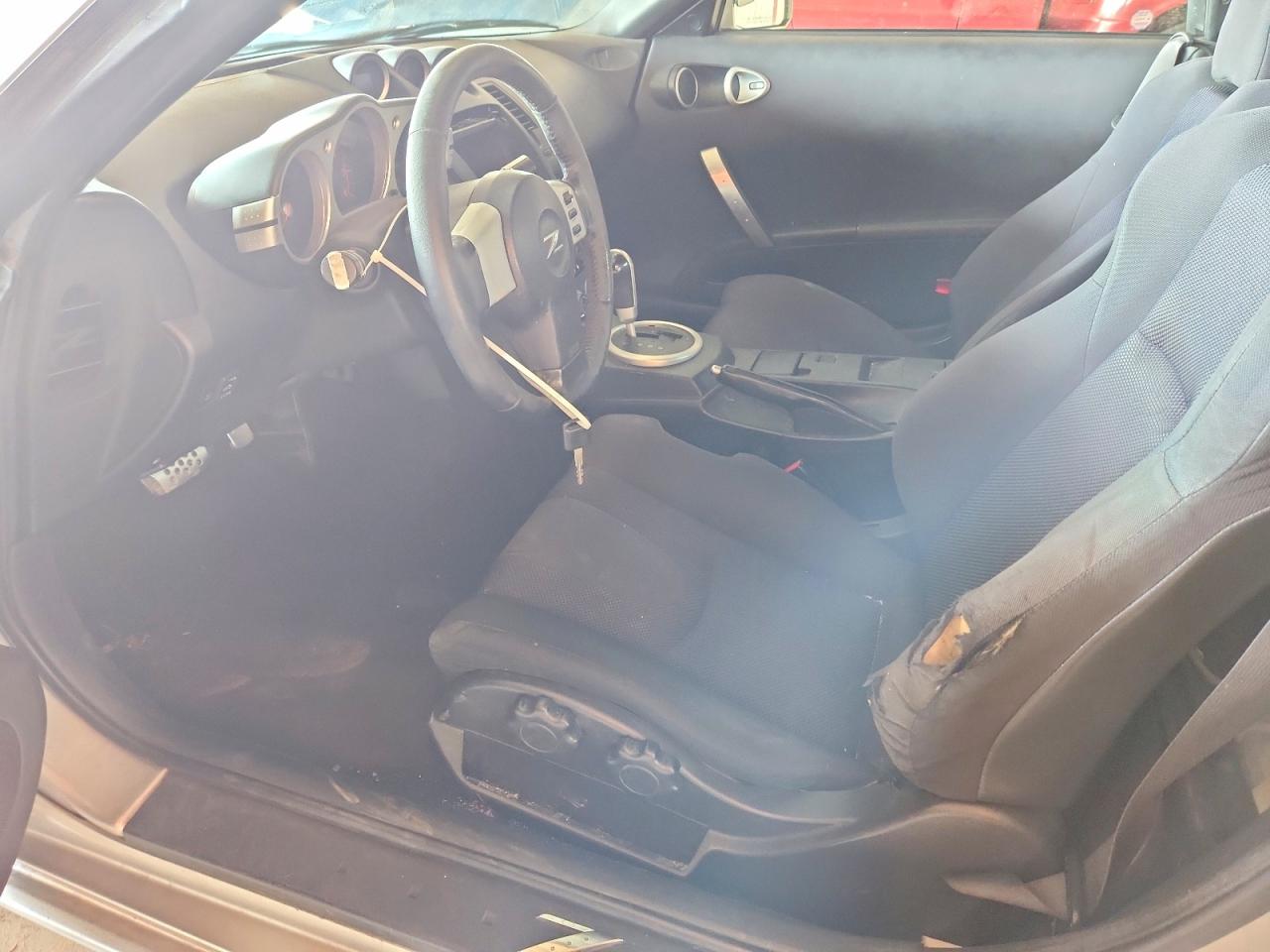 2004 Nissan 350z Roadster Silver vin: JN1AZ36D04T102282
