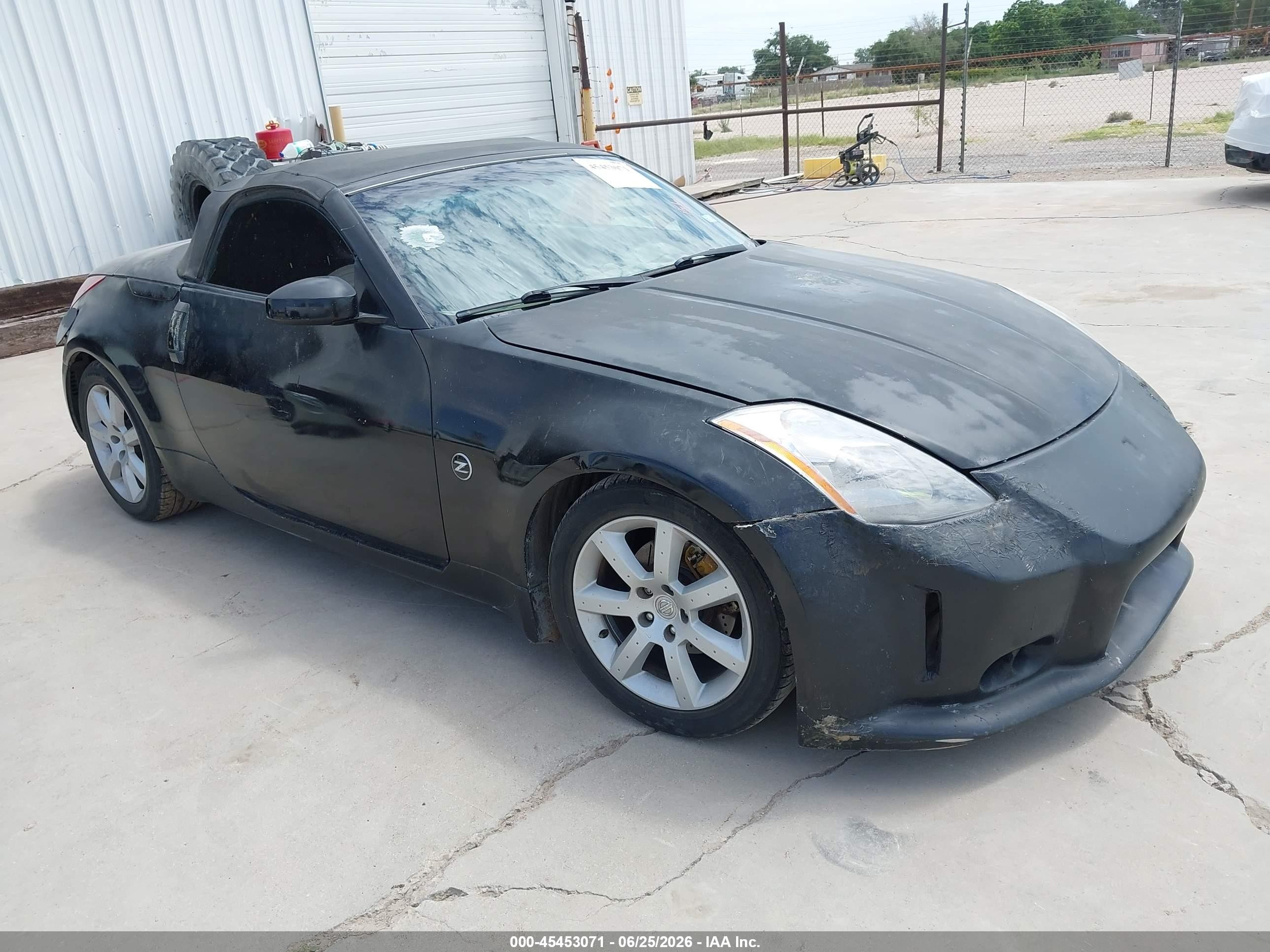 2005 Nissan 350z Enthusiast Black vin: JN1AZ36D05M700139