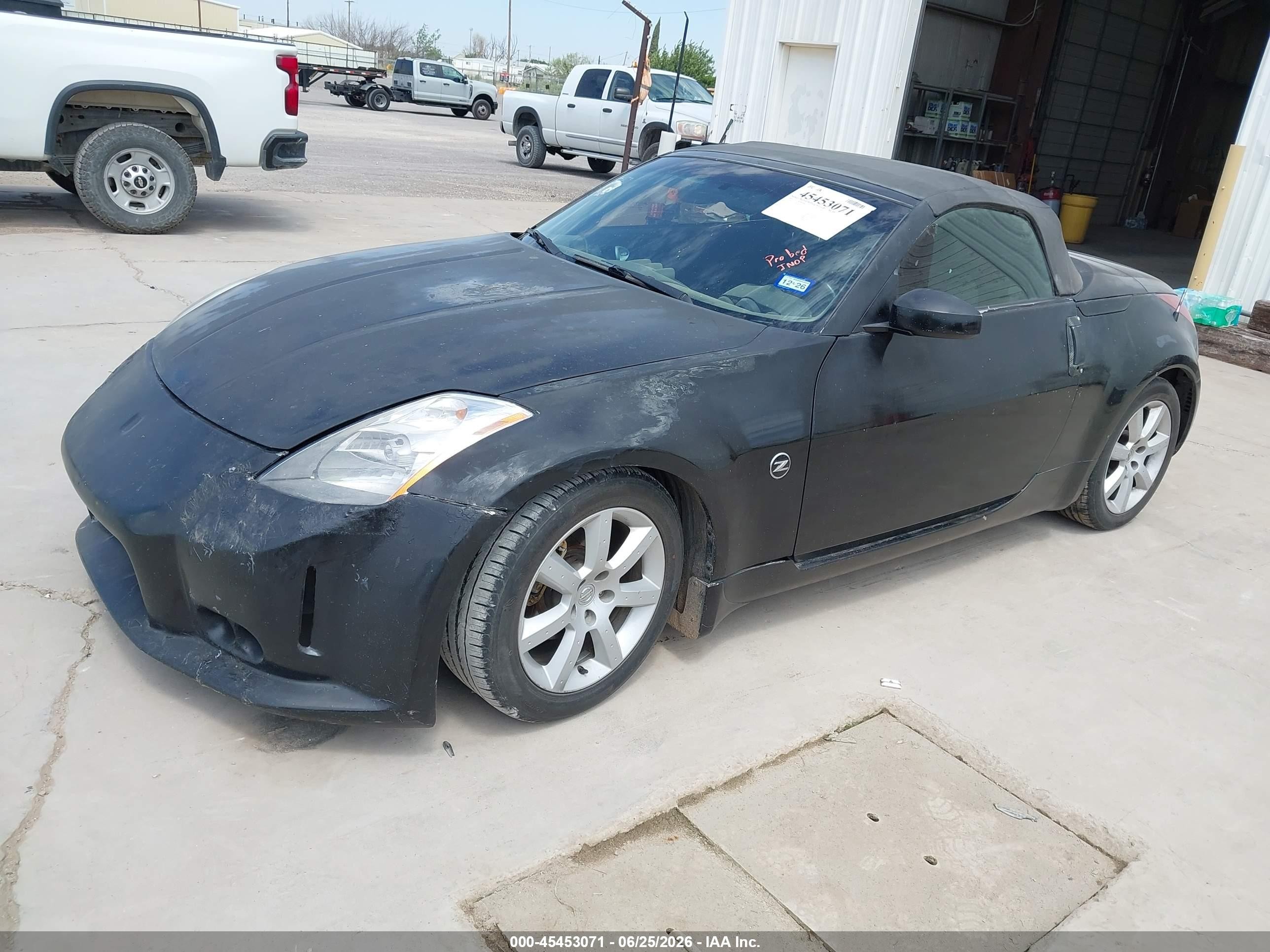 2005 Nissan 350z Enthusiast Black vin: JN1AZ36D05M700139