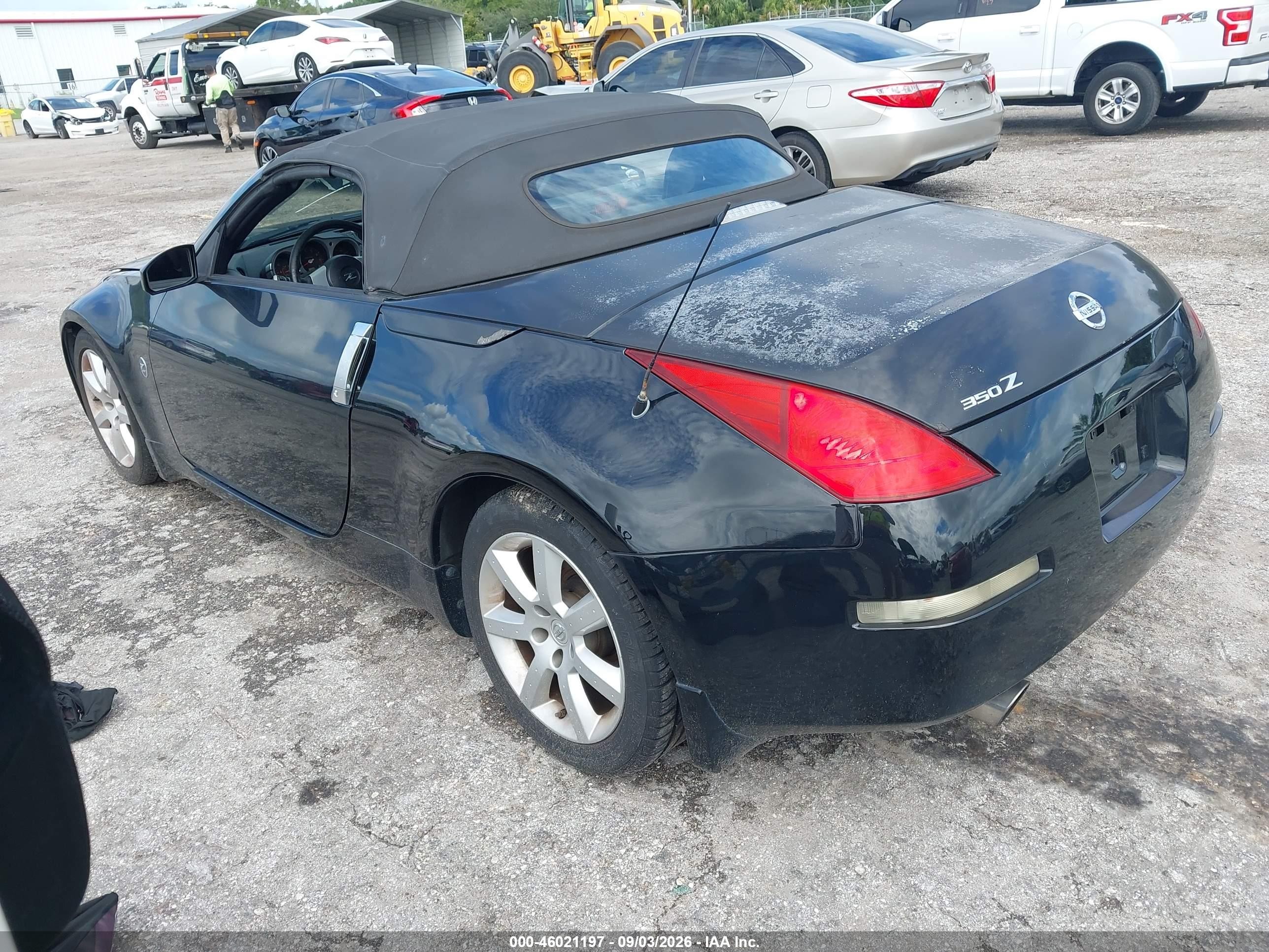 2005 Nissan 350z Enthusiast Black vin: JN1AZ36D15M700411