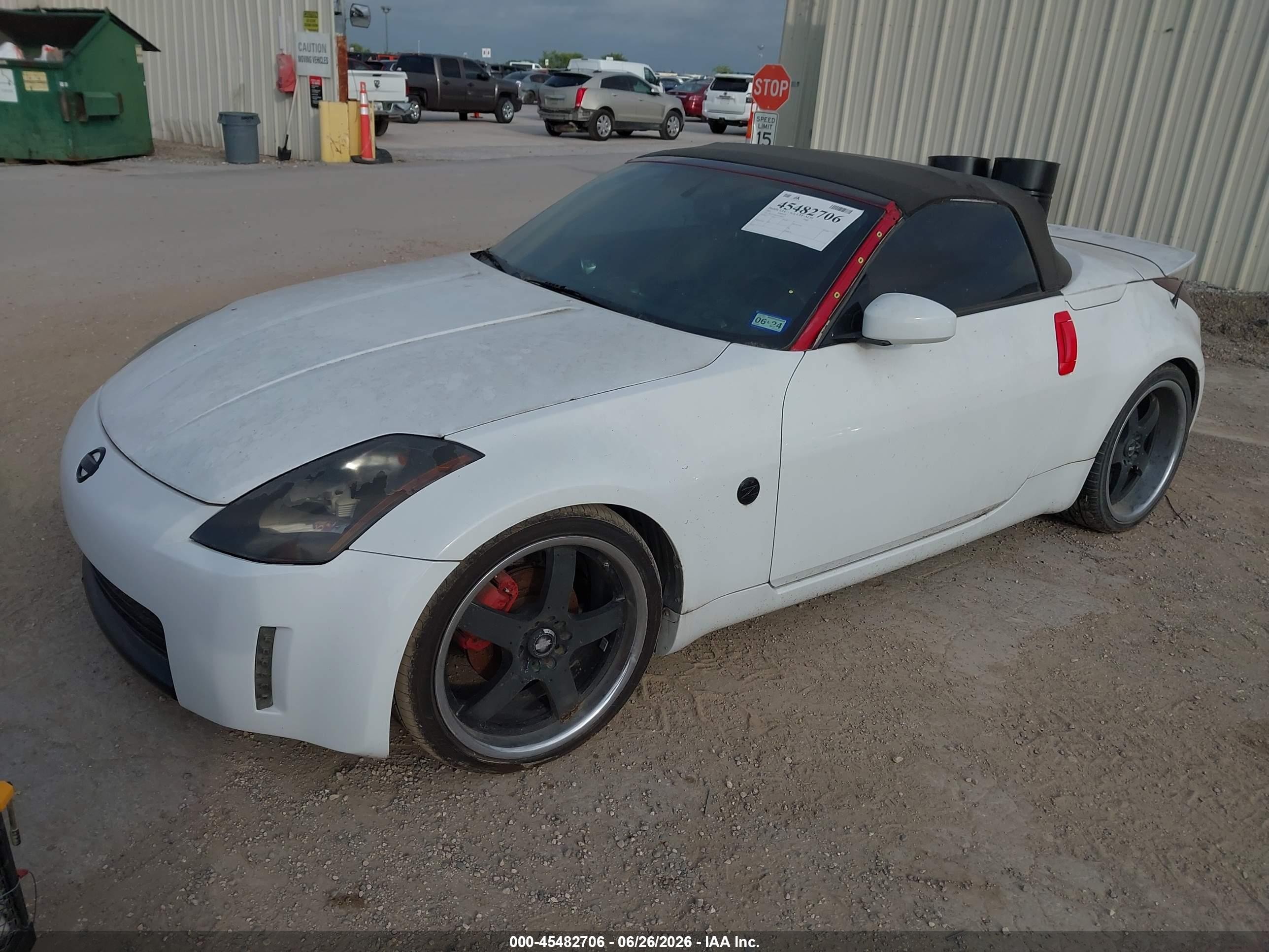 2005 Nissan 350z Enthusiast White vin: JN1AZ36D45M700242