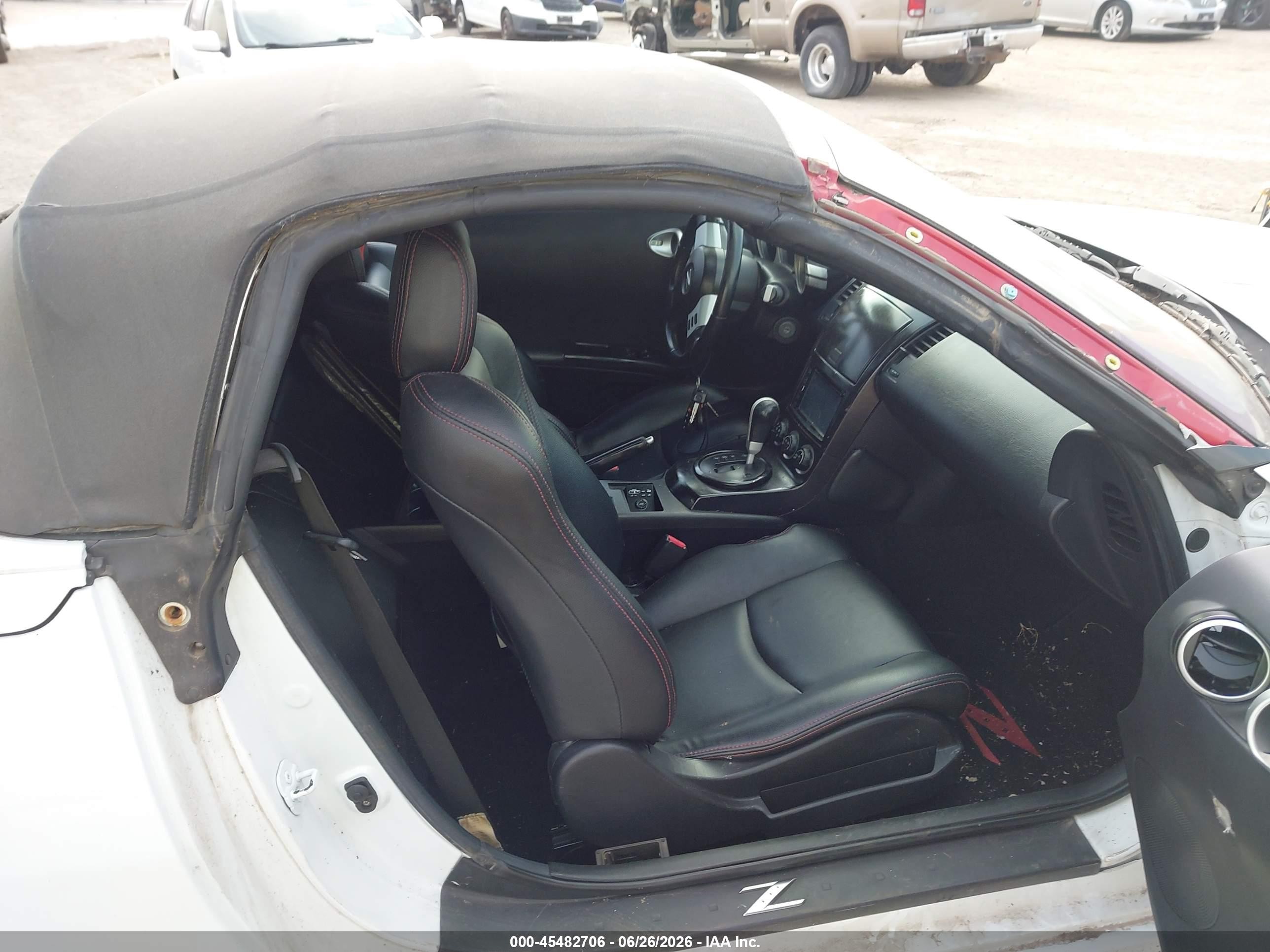 2005 Nissan 350z Enthusiast White vin: JN1AZ36D45M700242