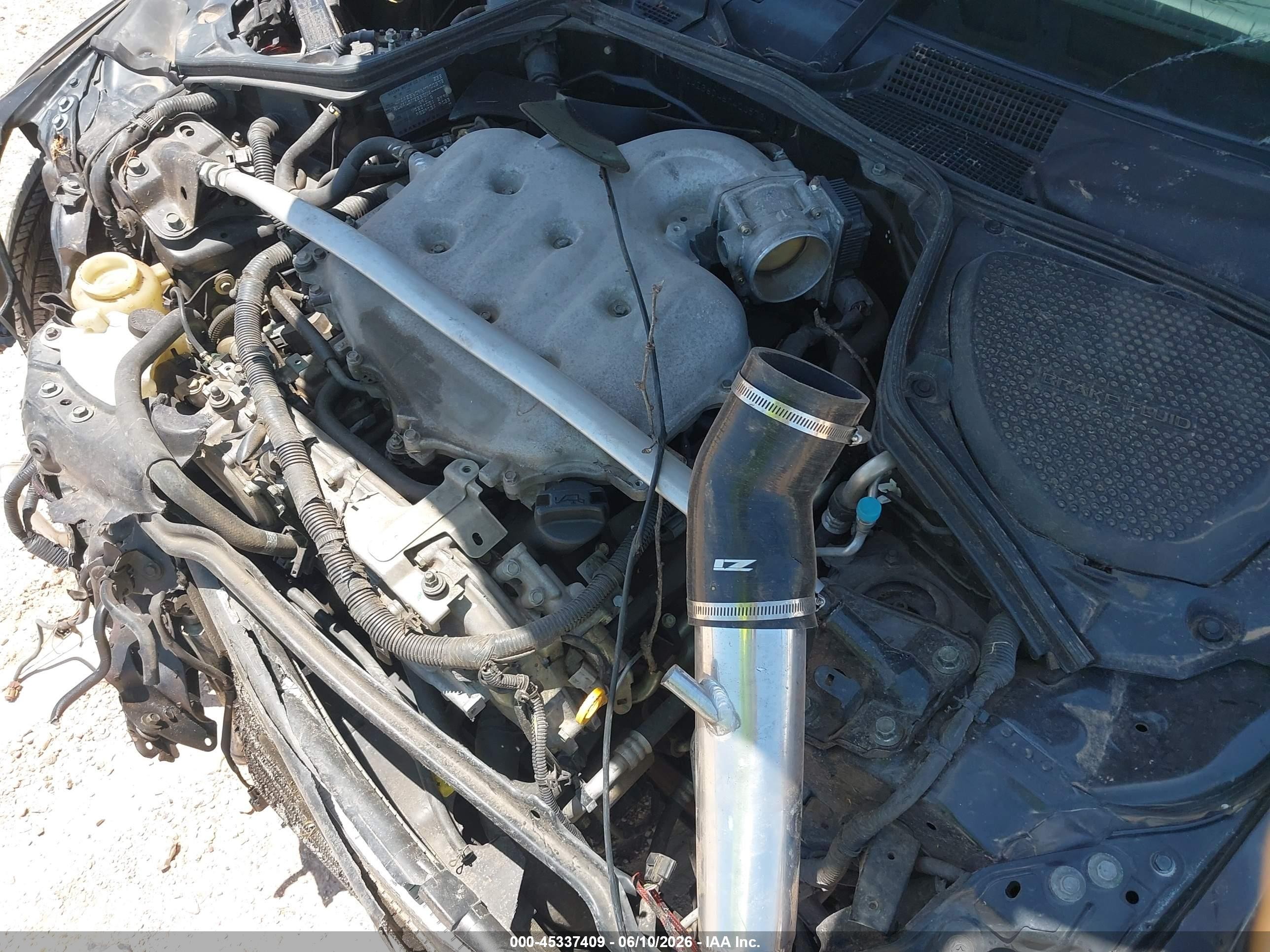 2006 Nissan 350z Enthusiast Черный vin: JN1AZ36D46M400573