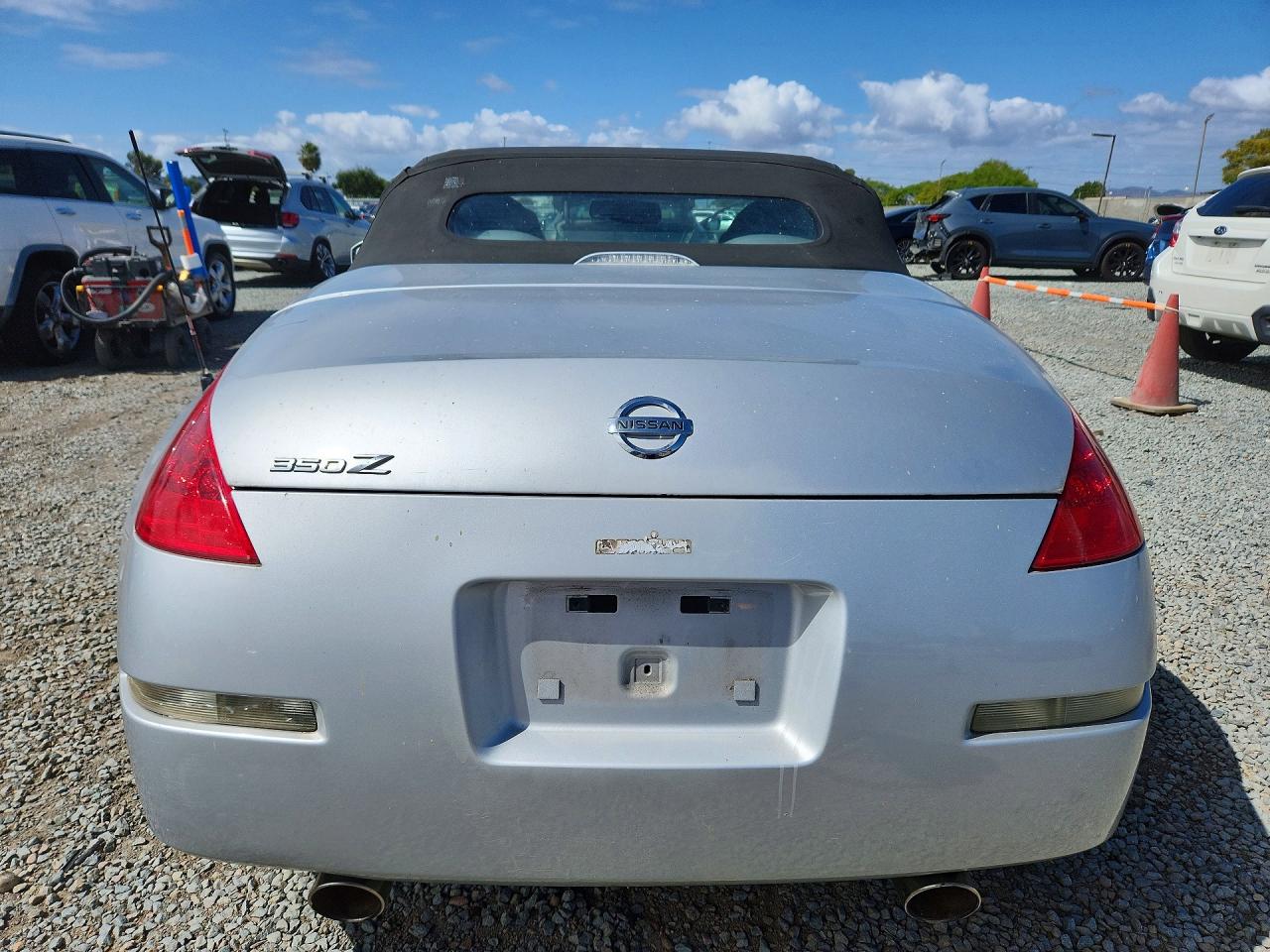 2006 Nissan 350z Roadster Gray vin: JN1AZ36D56M430049