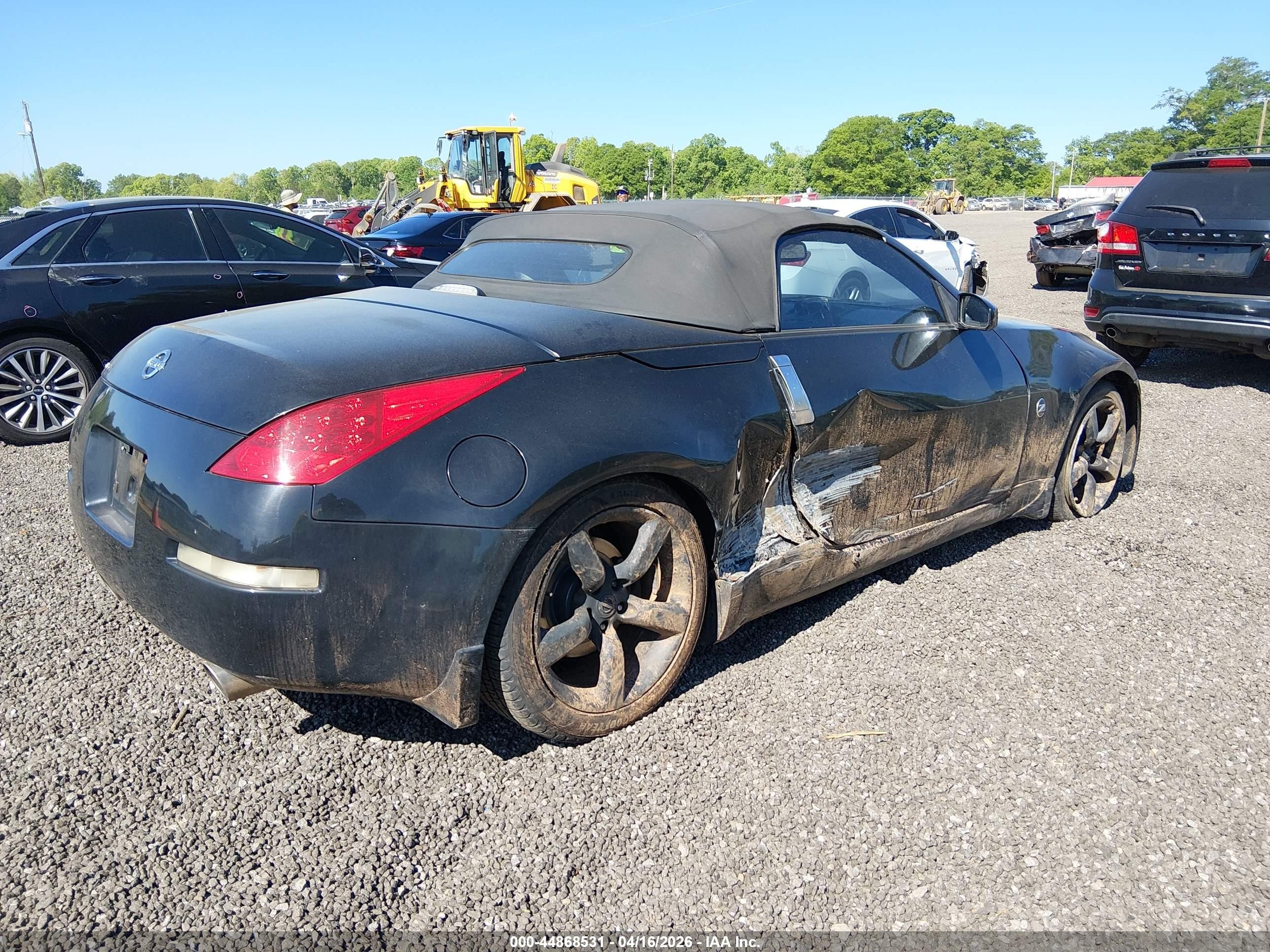 2006 Nissan 350z Enthusiast Black vin: JN1AZ36D96M400620