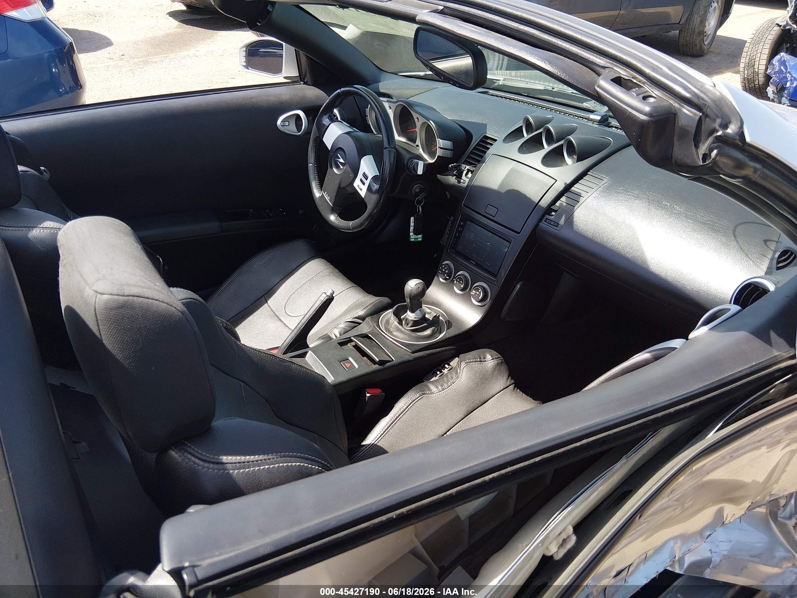 2004 Nissan 350z Enthusiast Silver vin: JN1AZ36DX4T110549