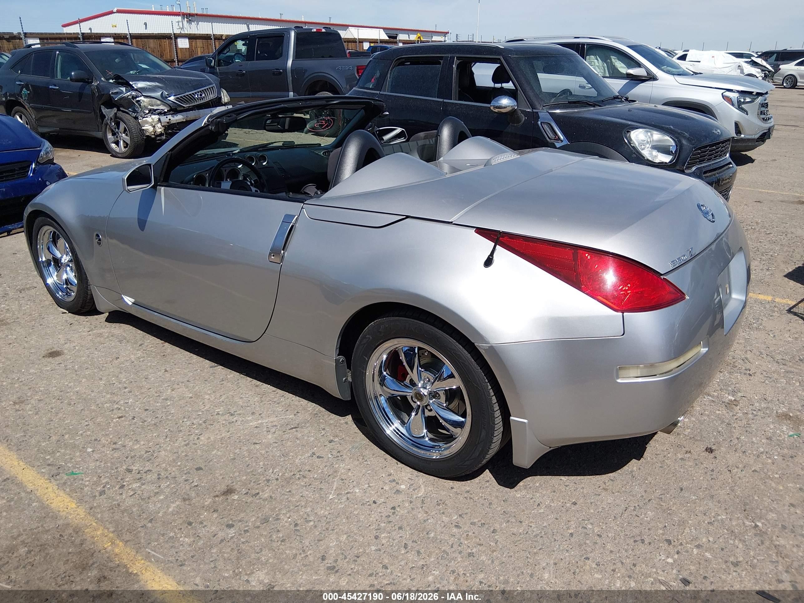 2004 Nissan 350z Enthusiast Silver vin: JN1AZ36DX4T110549