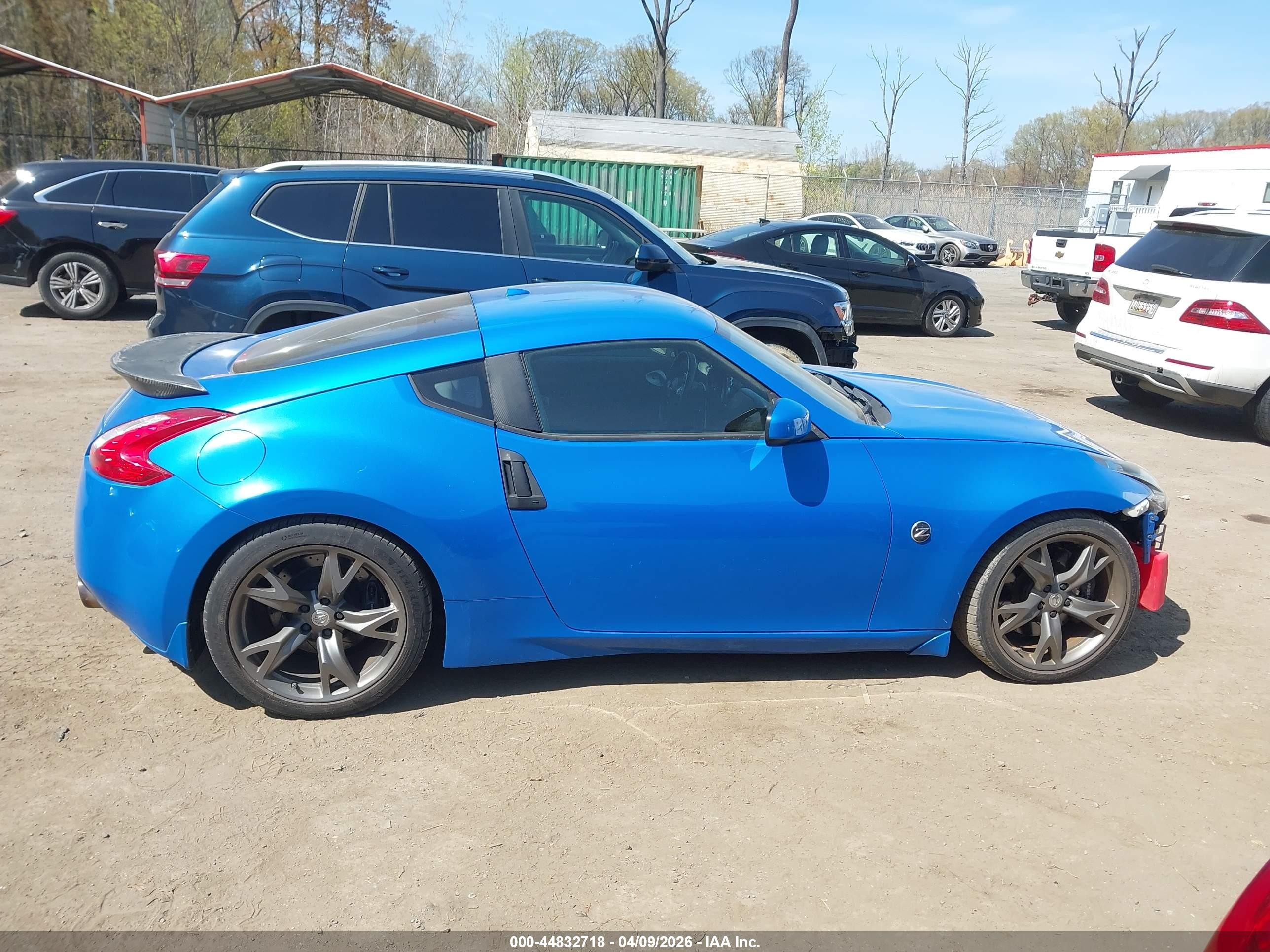 2009 Nissan 370z Touring Blue vin: JN1AZ44E09M403427
