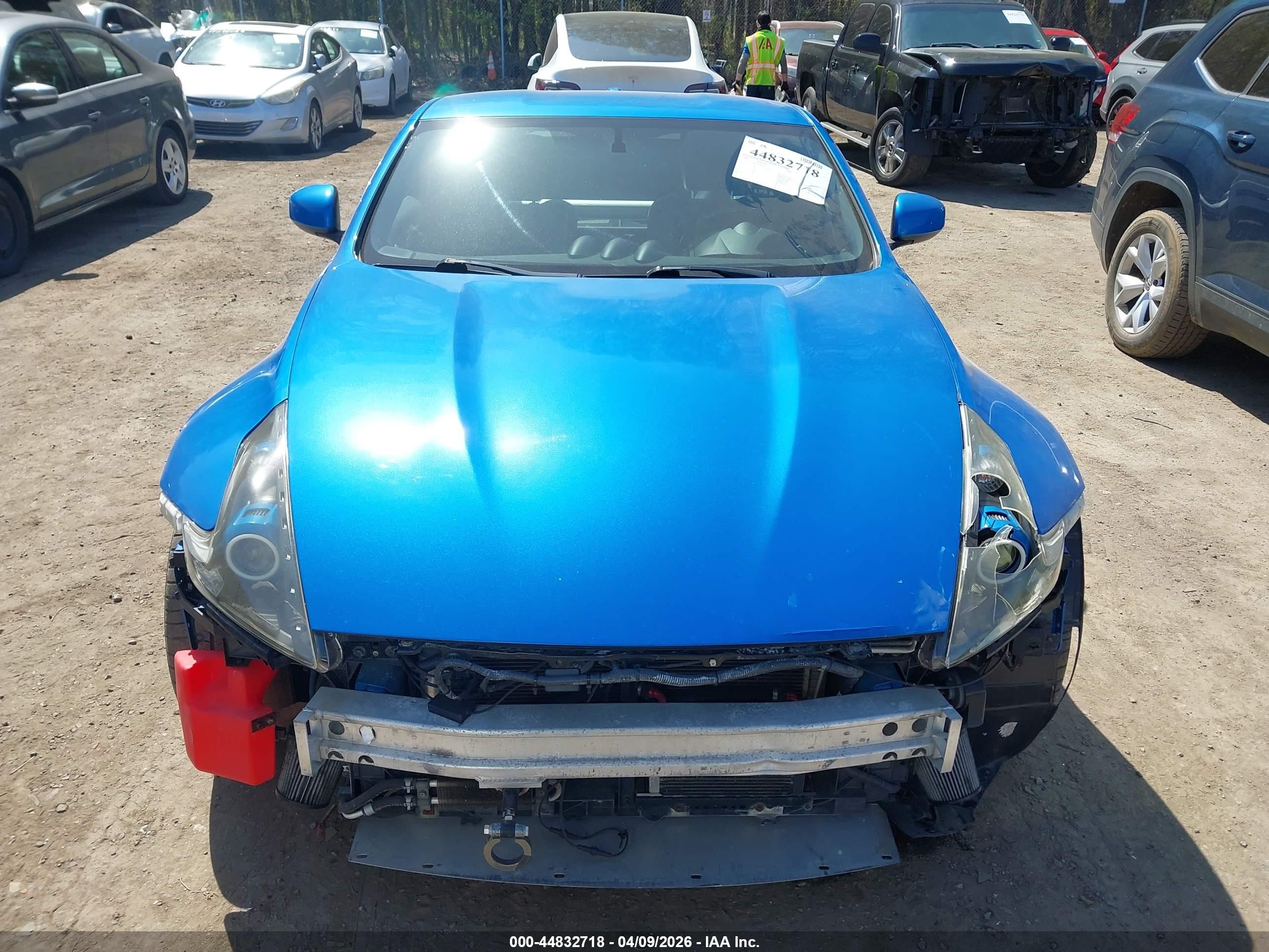 2009 Nissan 370z Touring Blue vin: JN1AZ44E09M403427