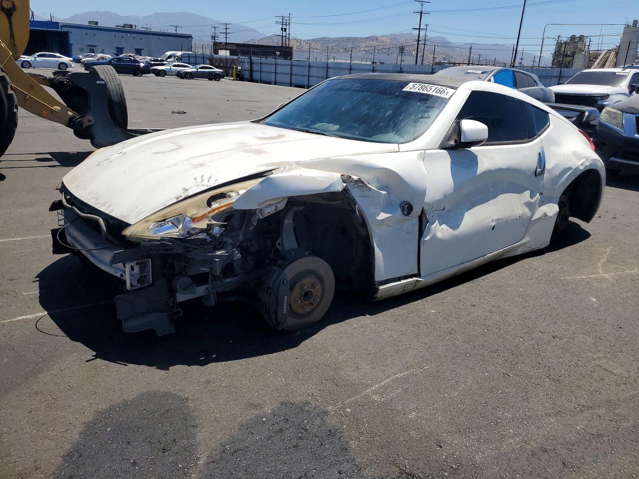 2009 Nissan 370z Base White vin: JN1AZ44E29M411657