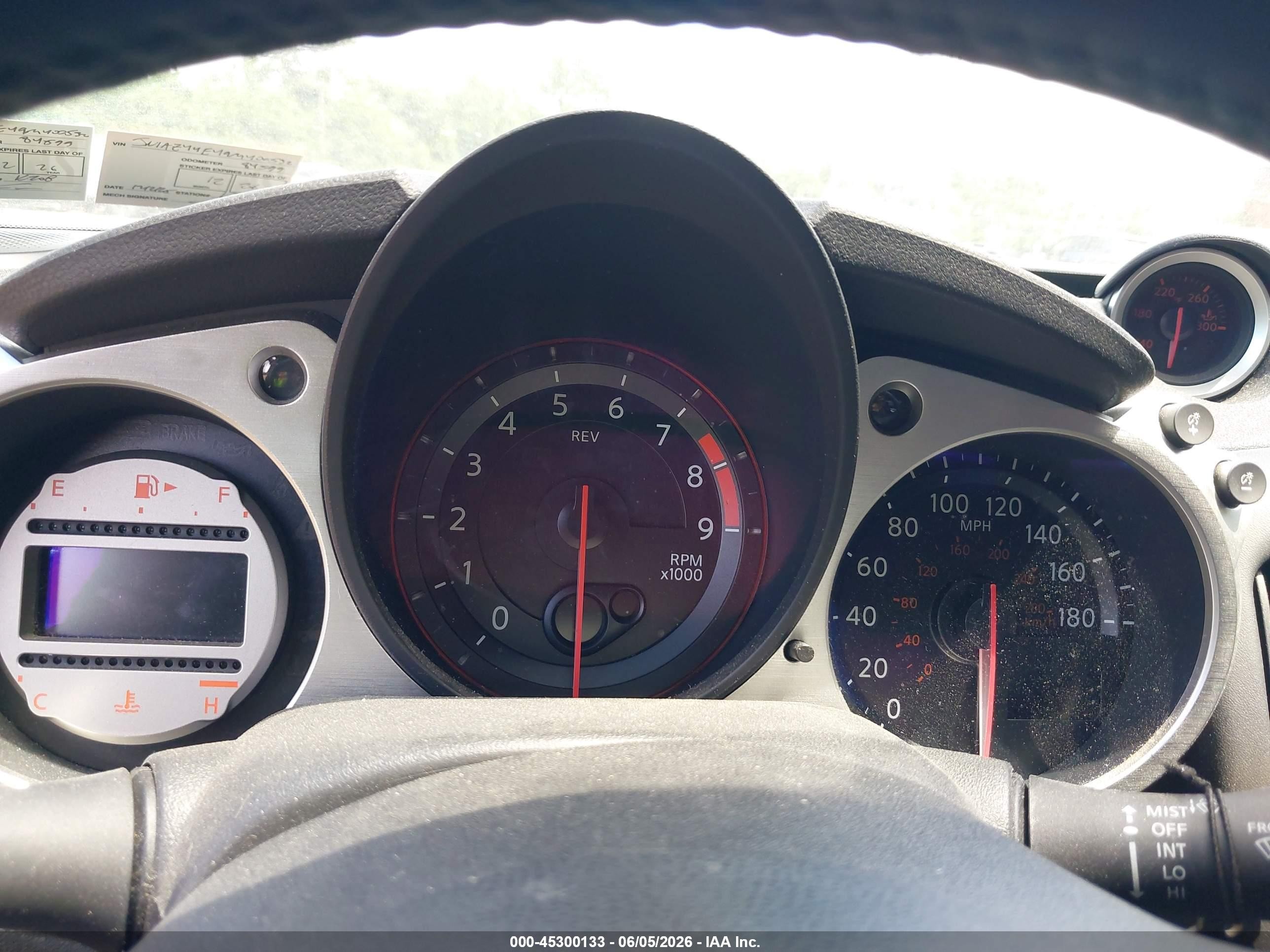 2009 Nissan 370z   Gray vin: JN1AZ44E49M400532